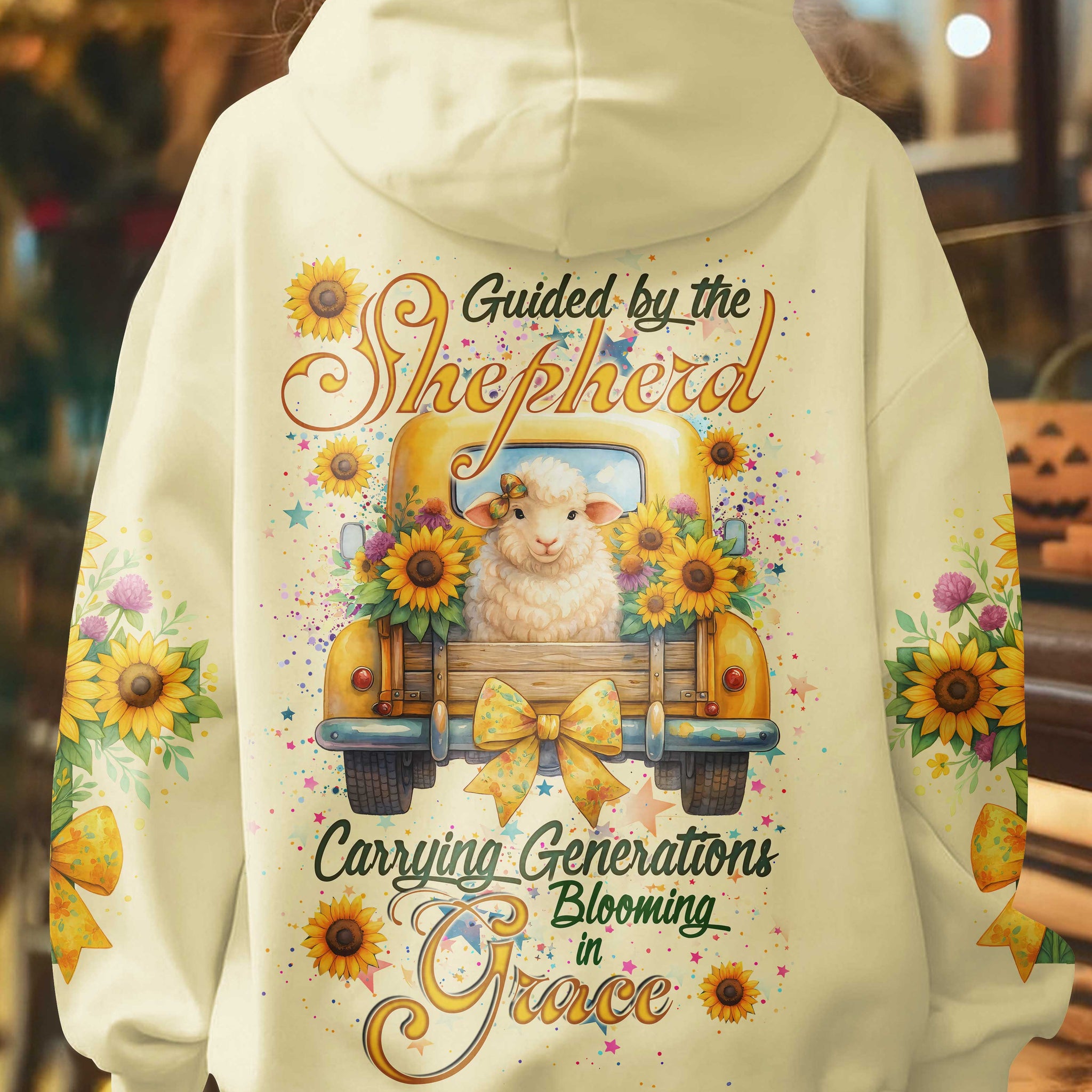 Guided By The Shepherd Carrying Generations Blooming In Grace Shirts
