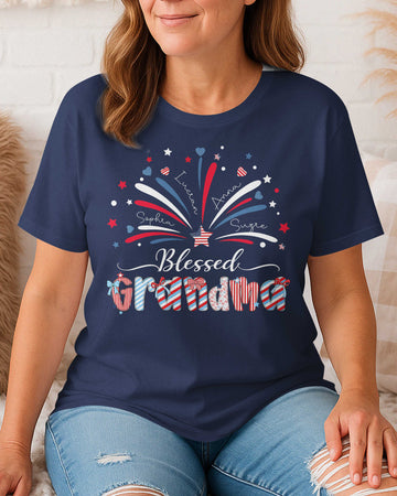 Blessed Grandma Independence Day T-Shirt