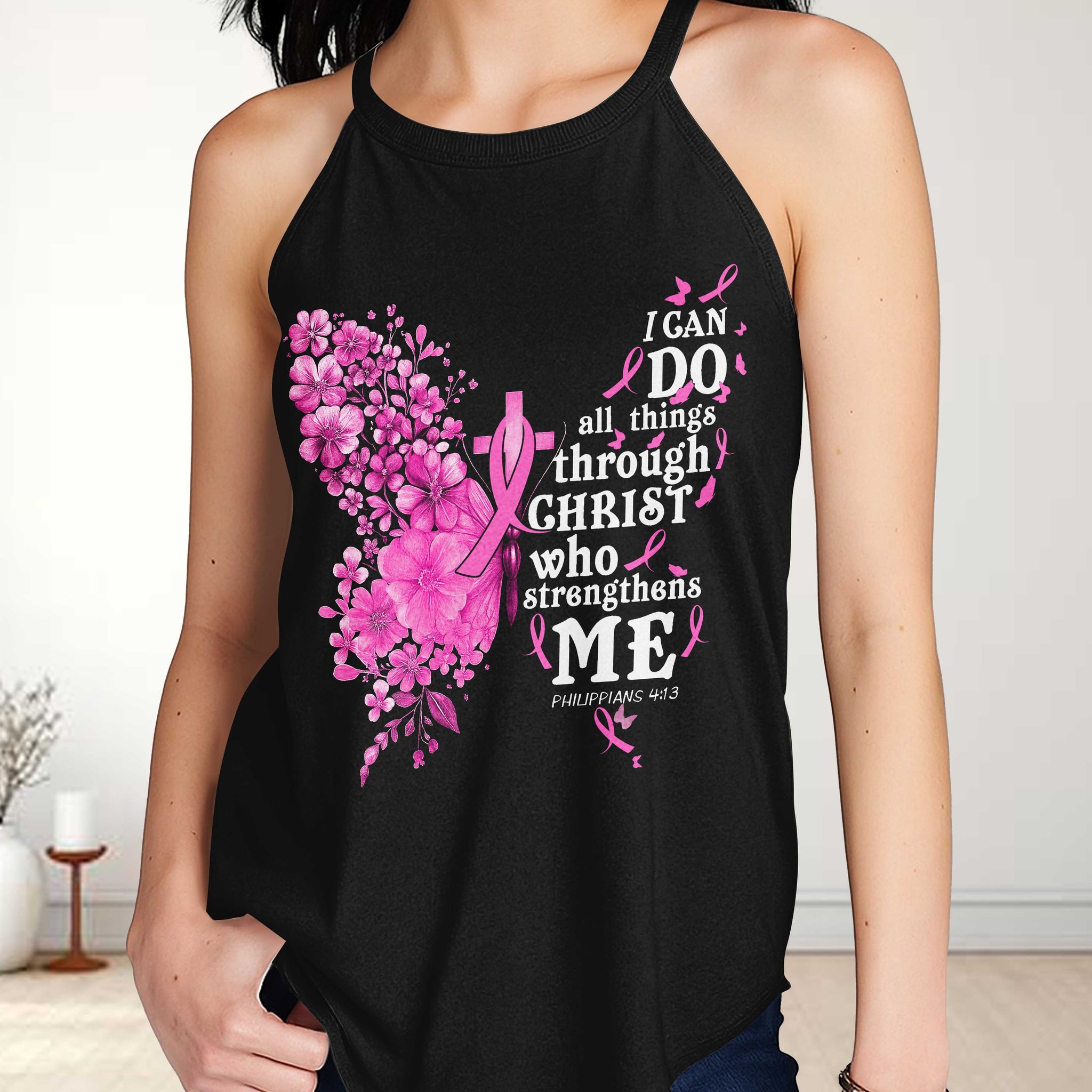 I Can Do All Things Through Christ Rocker Tank Top