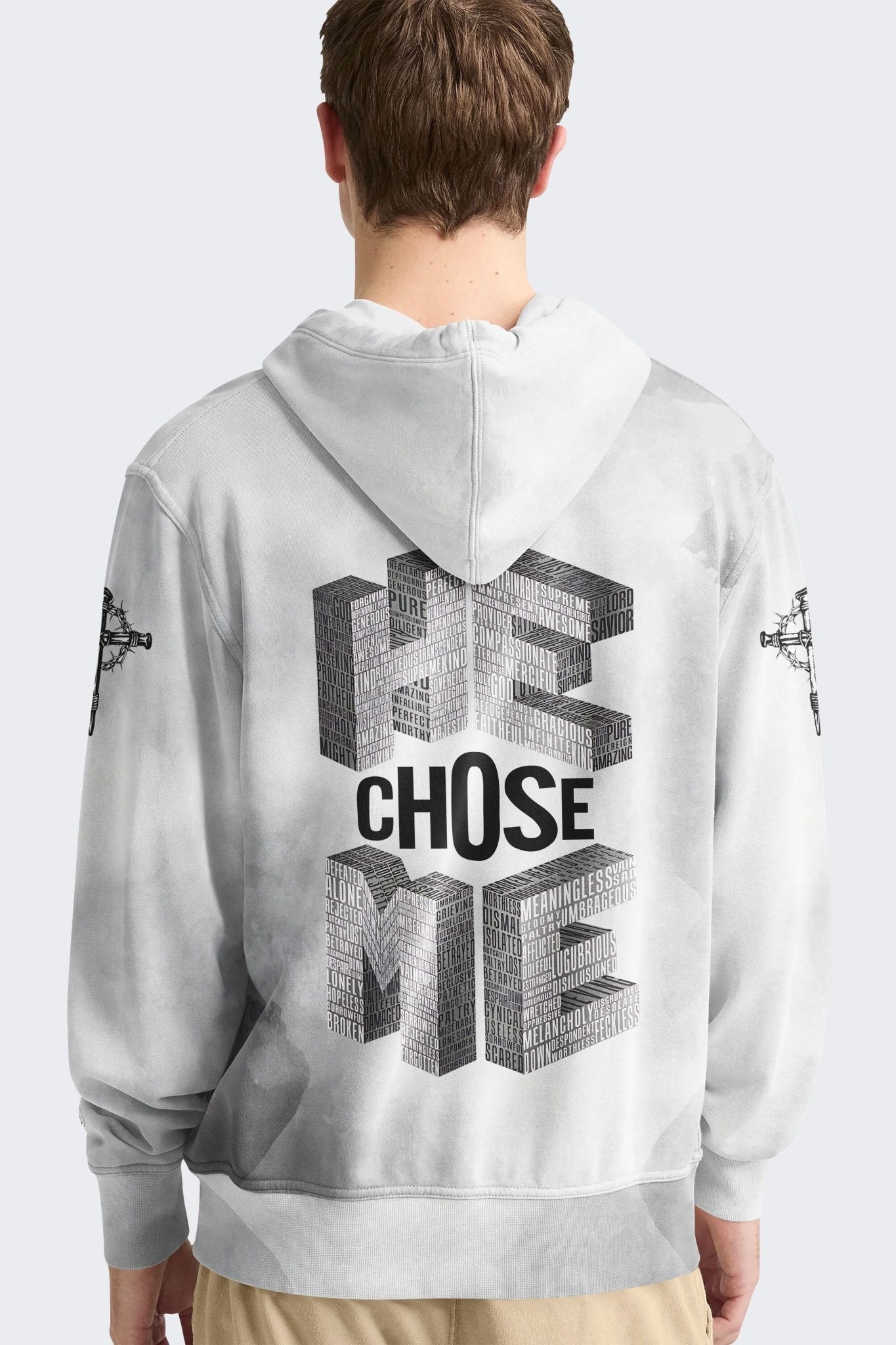 Yet He Chose Me All Over Print Hoodie