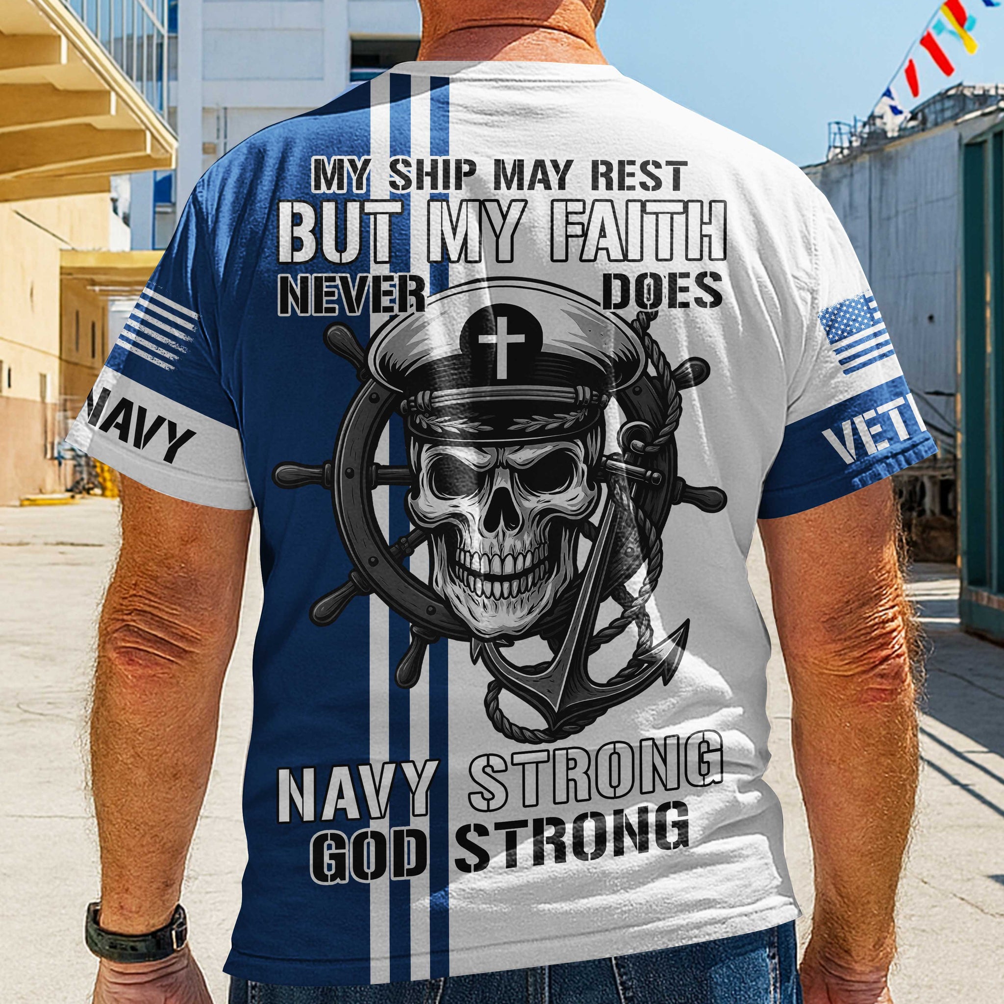 My Ship May Rest All Over Print T-Shirt
