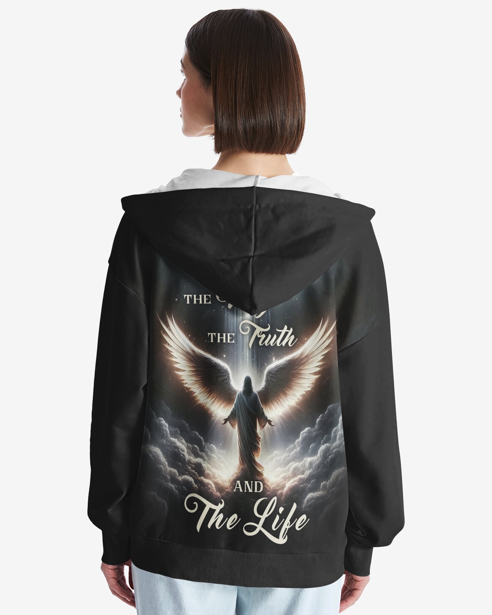 The Way The Truth And The Life All Over Print Zip Hoodie