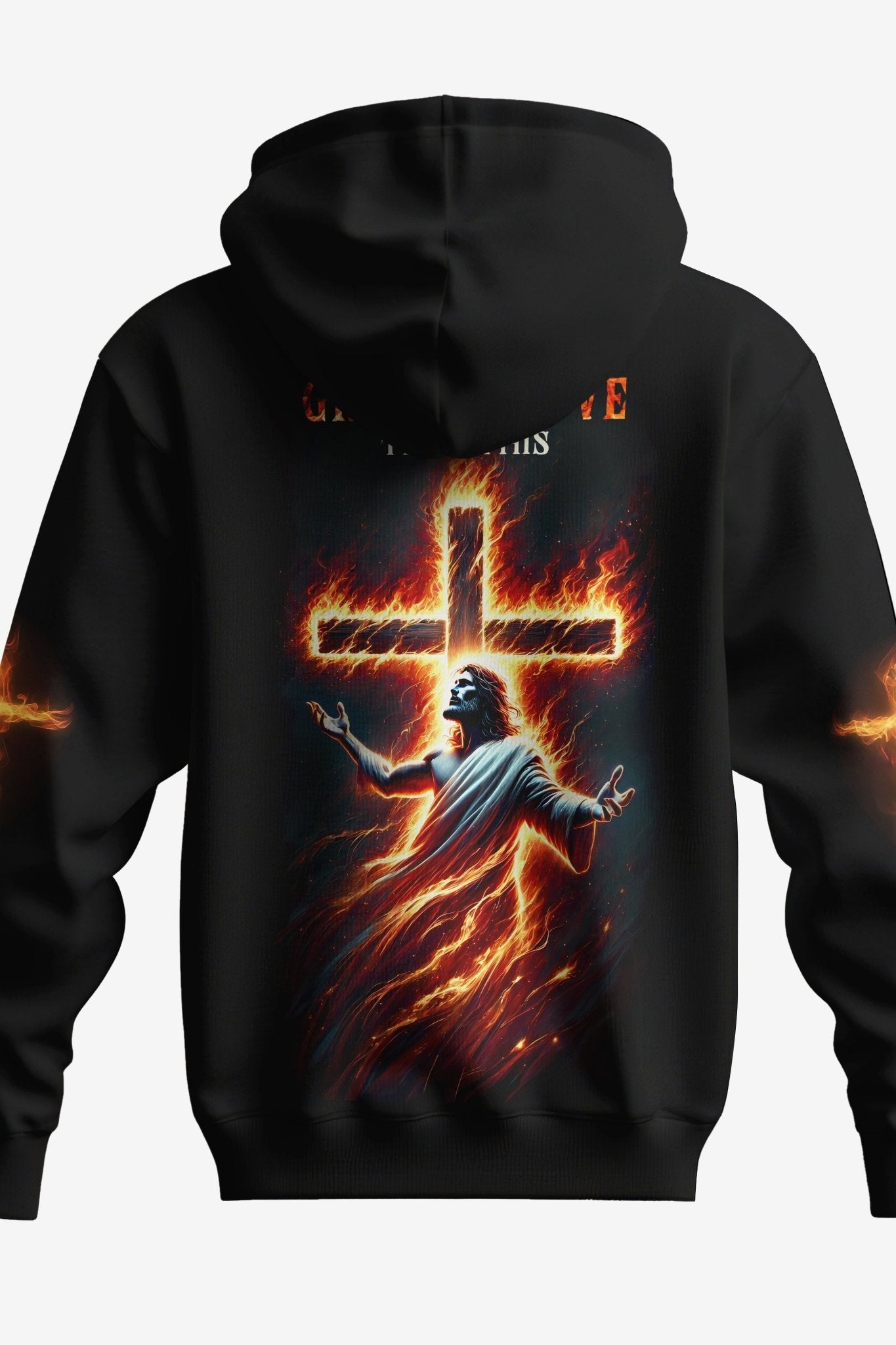 There's No Greater Love Than This All Over Print Zip Hoodie