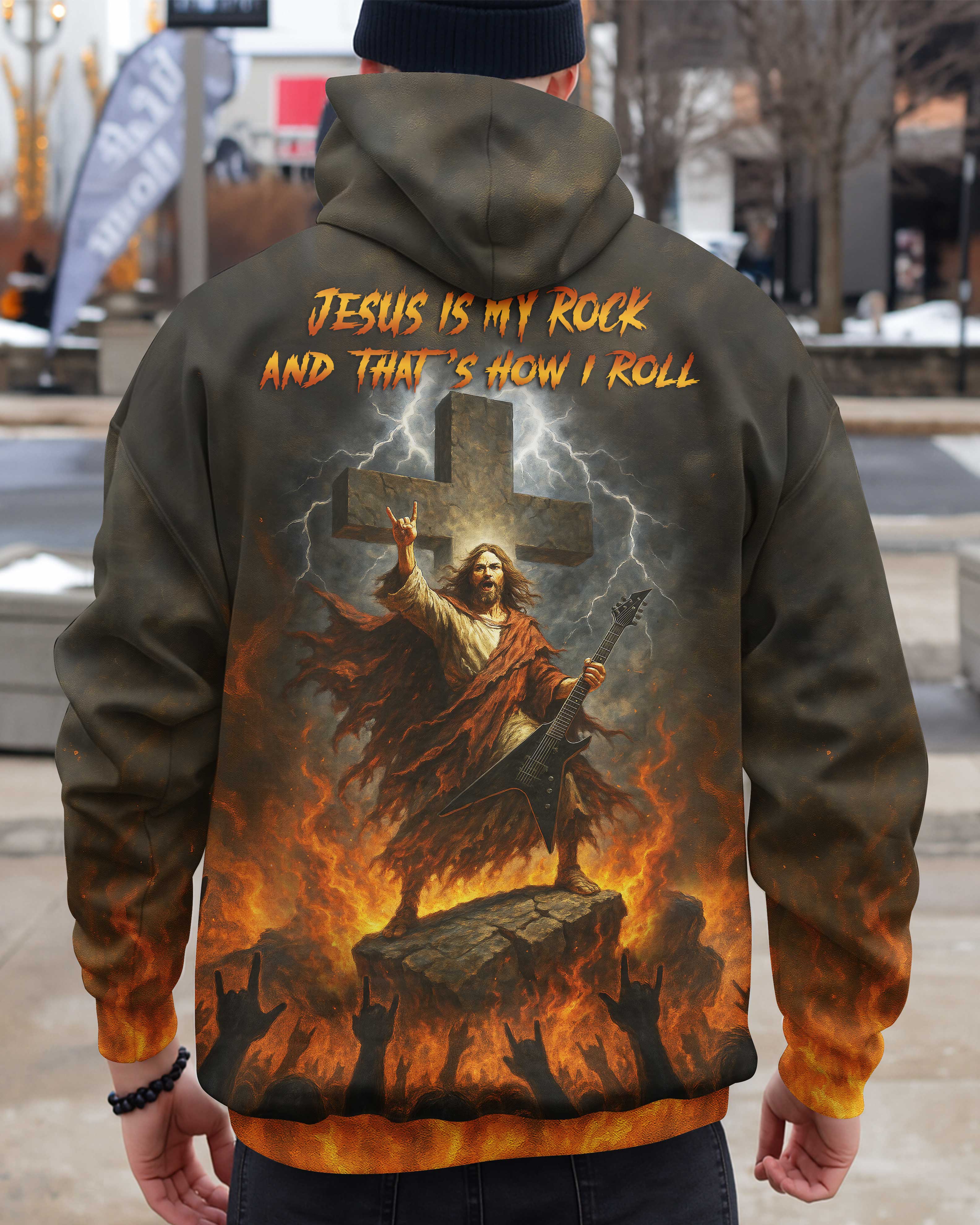 Jesus Is My Rock And That's How I Roll Shirt