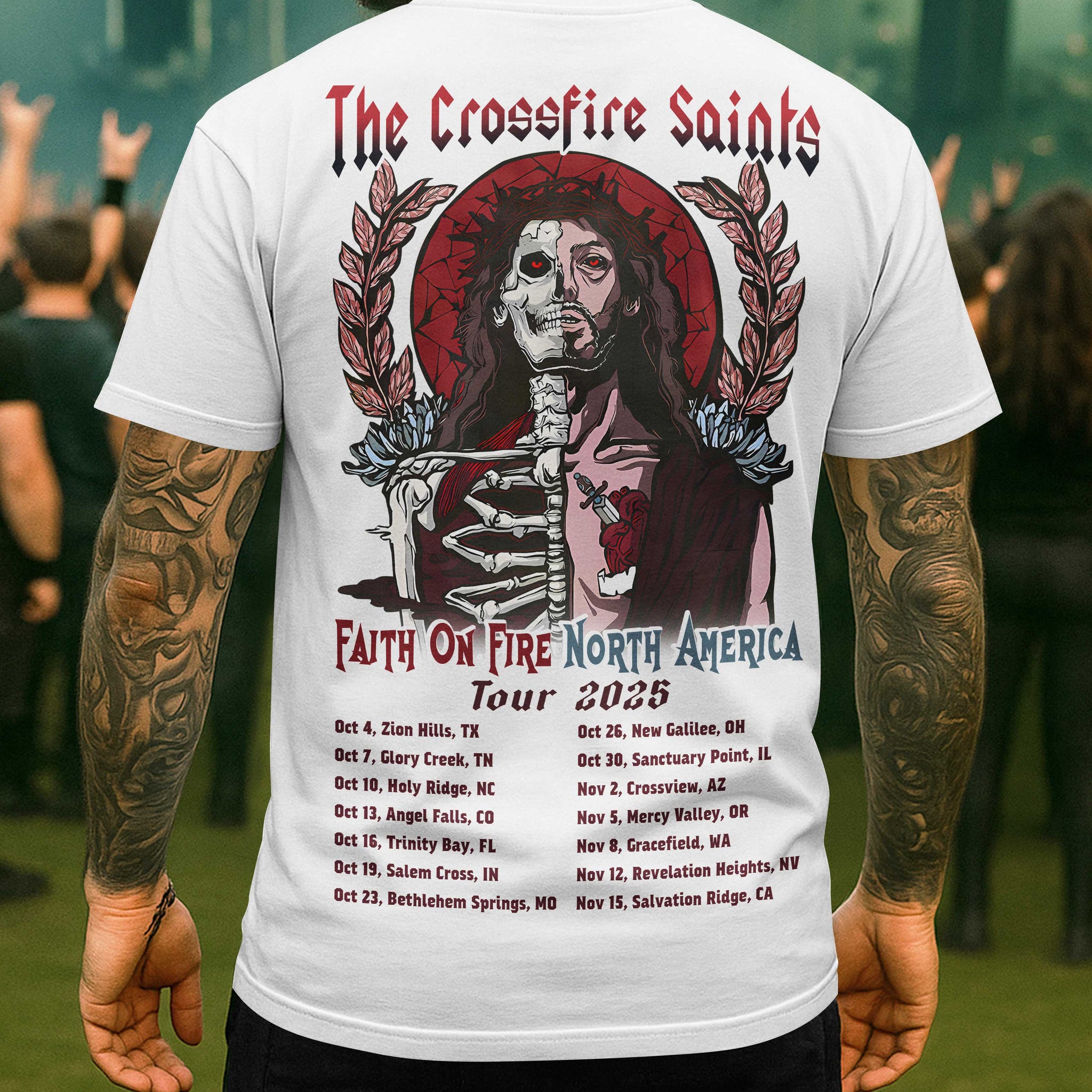 Faith On Fire North America Tour Shirt