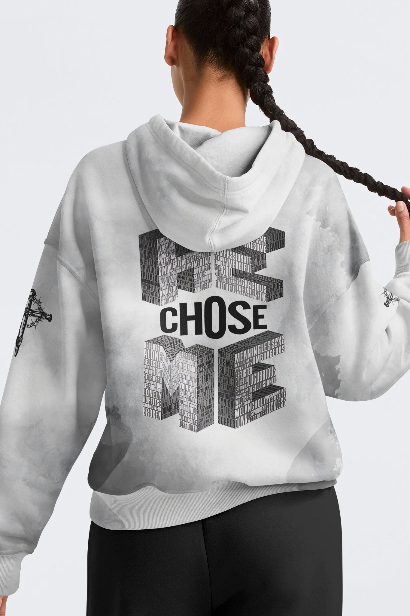 Yet He Chose Me All Over Print Hoodie