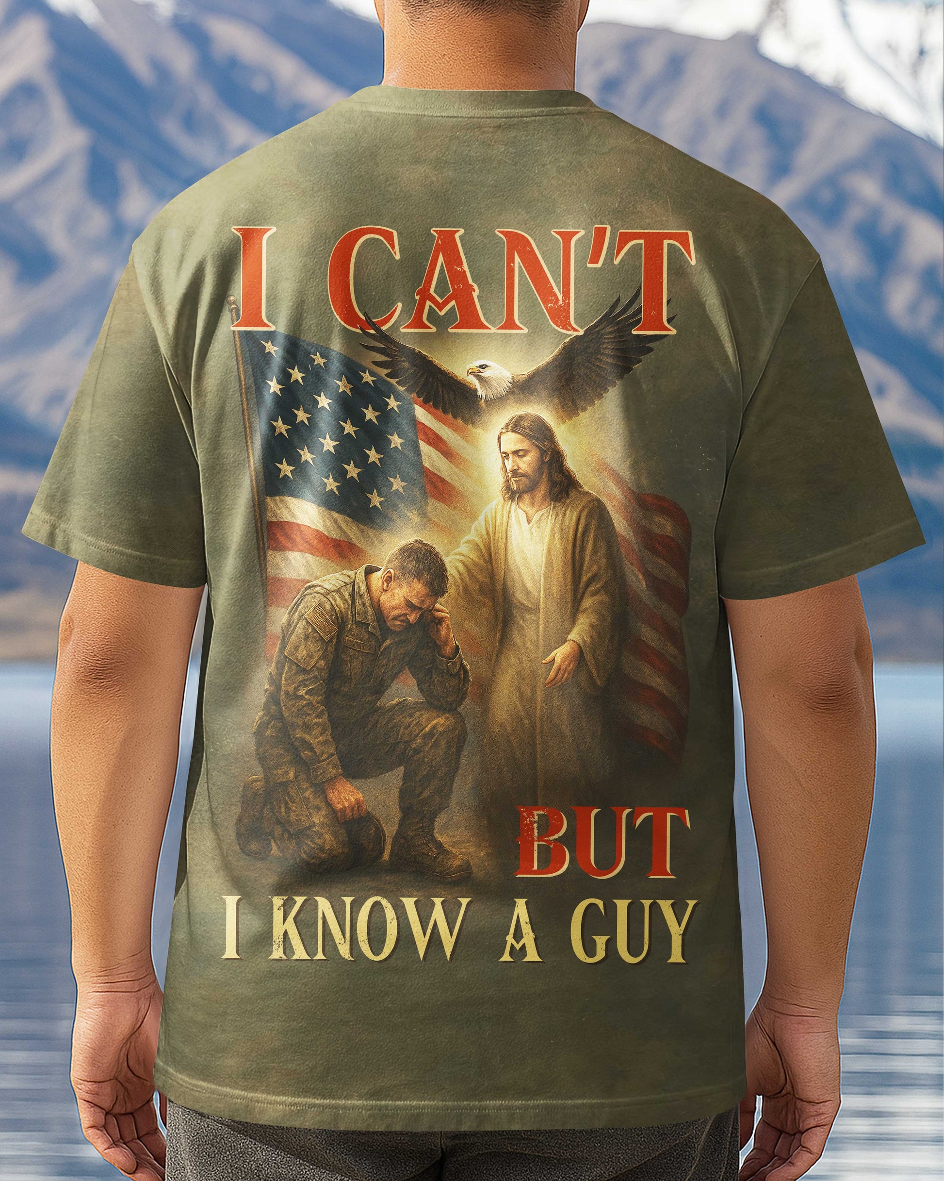 I Can't But I Know A Guy All Over Print T-Shirt
