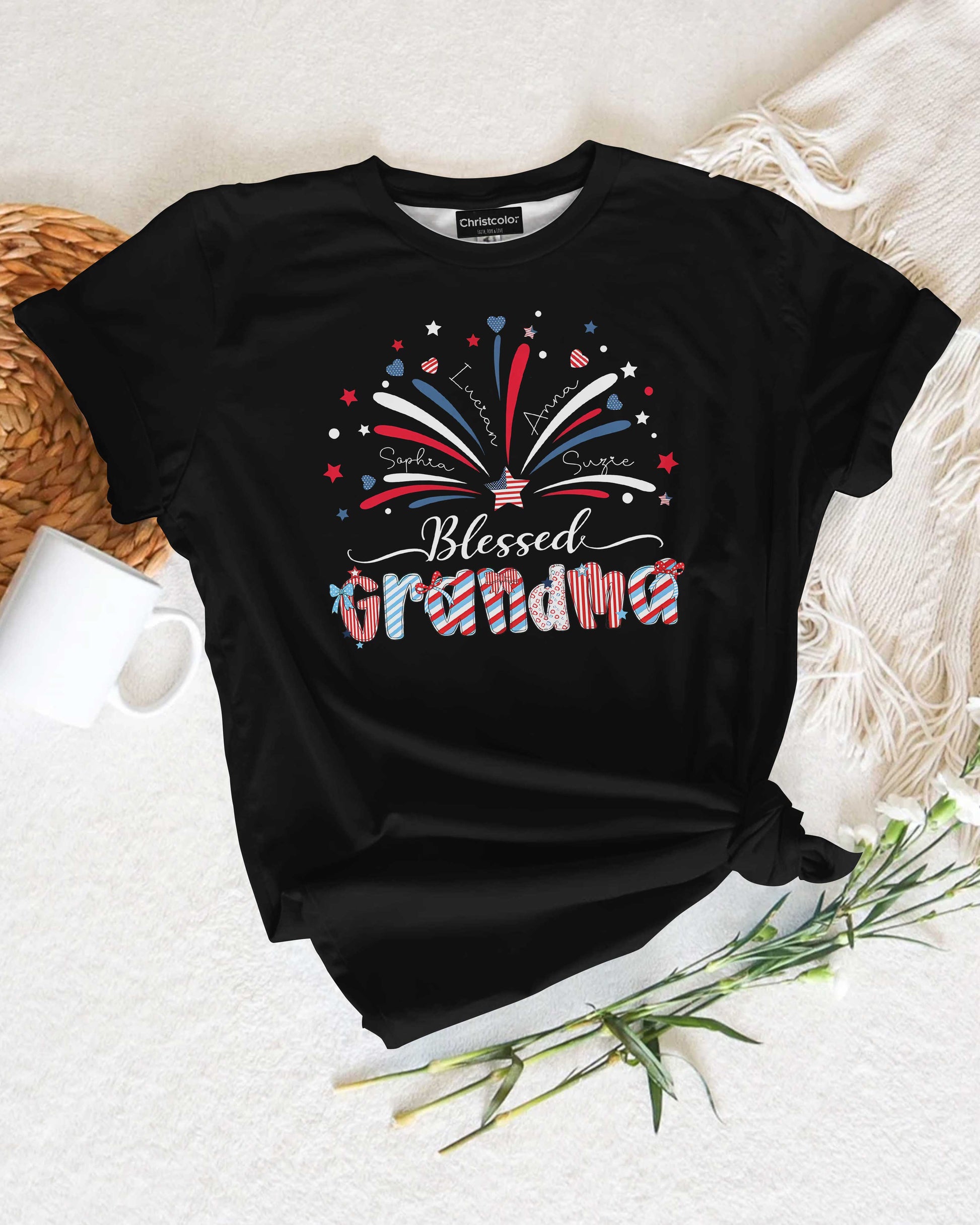Blessed Grandma Independence Day T-Shirt