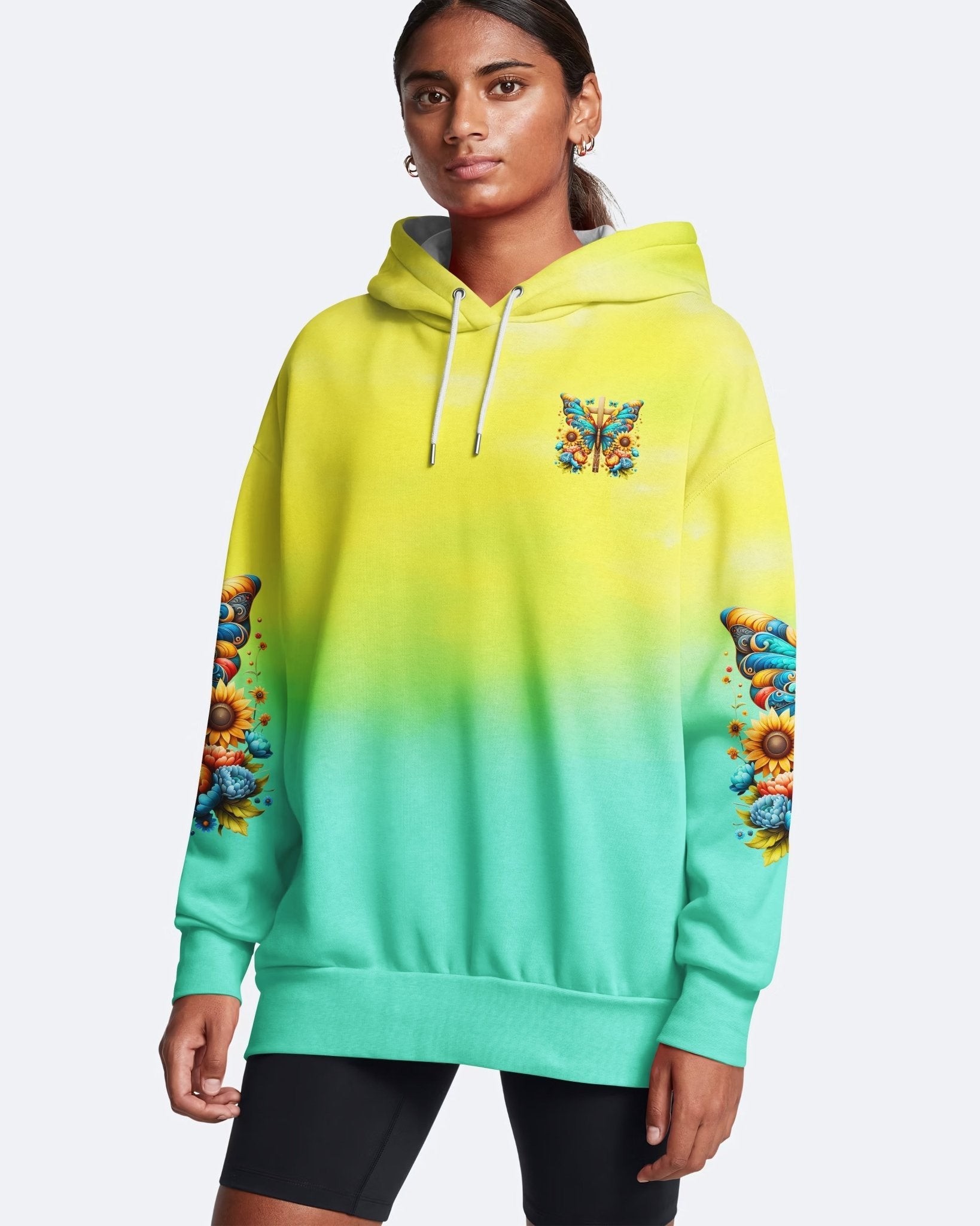 Faith Hope Love All Over Print Hoodie