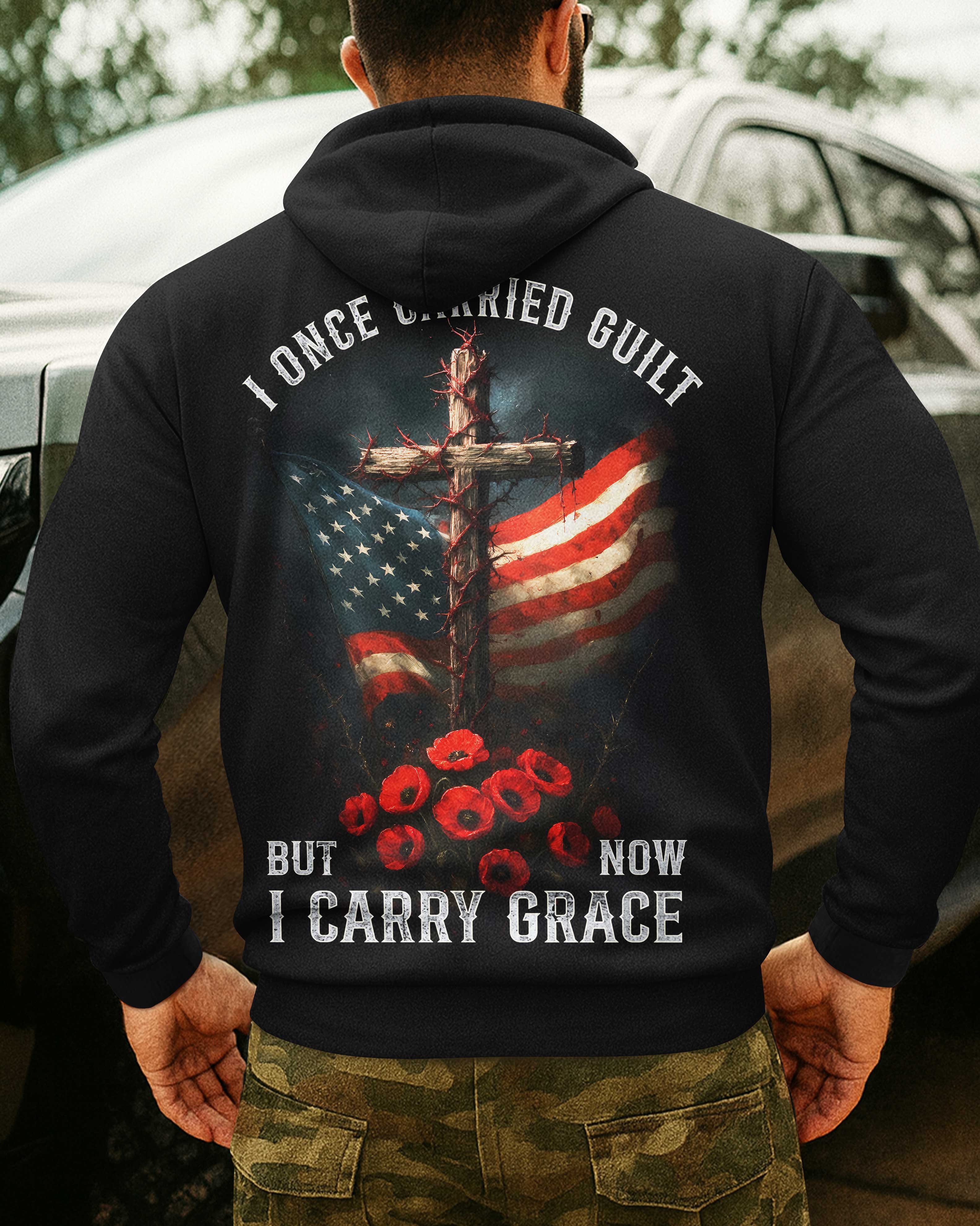 I Once Carried Guilt But Now I Carry Grace Shirt
