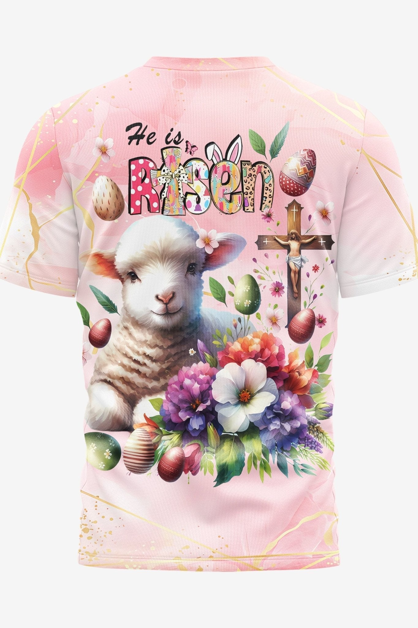 He Is Risen All Over Print T-shirt