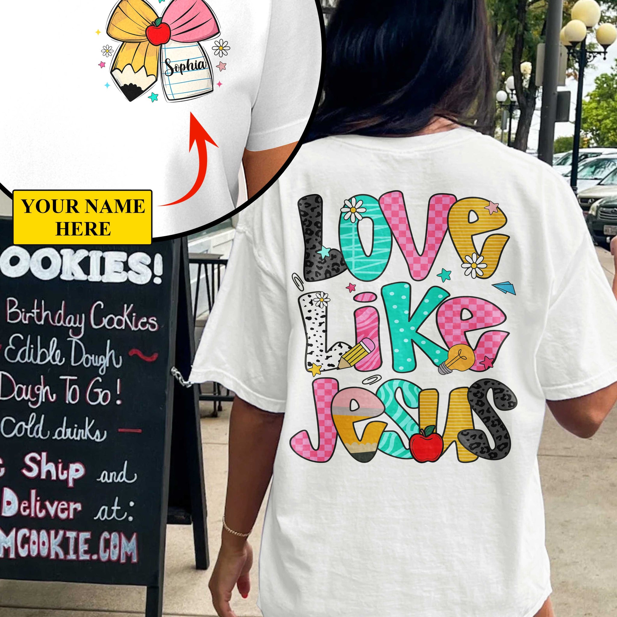 Love Like Jesus T-Shirt Gift For Back To School
