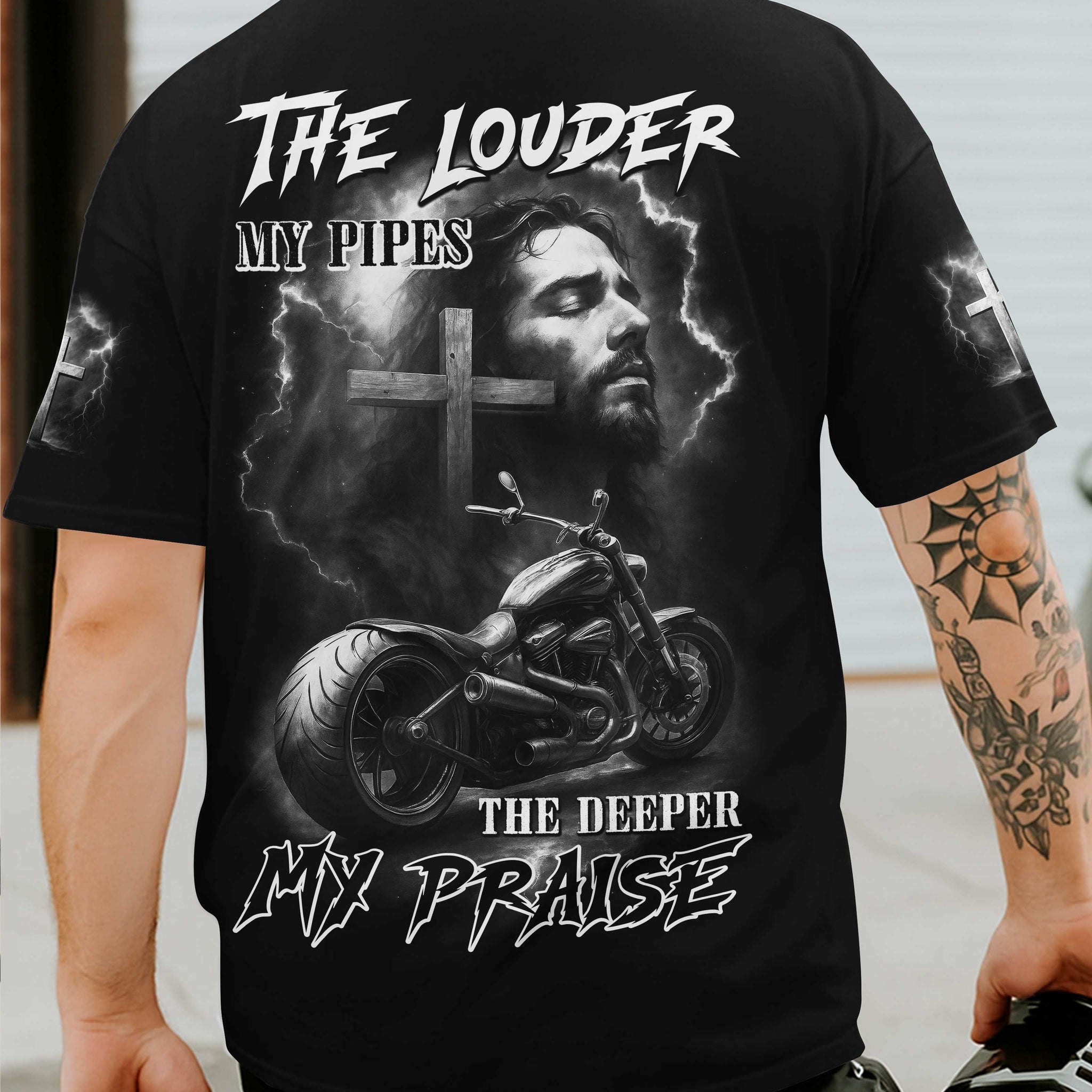 The Louder My Pipes All Over Print T-Shirt