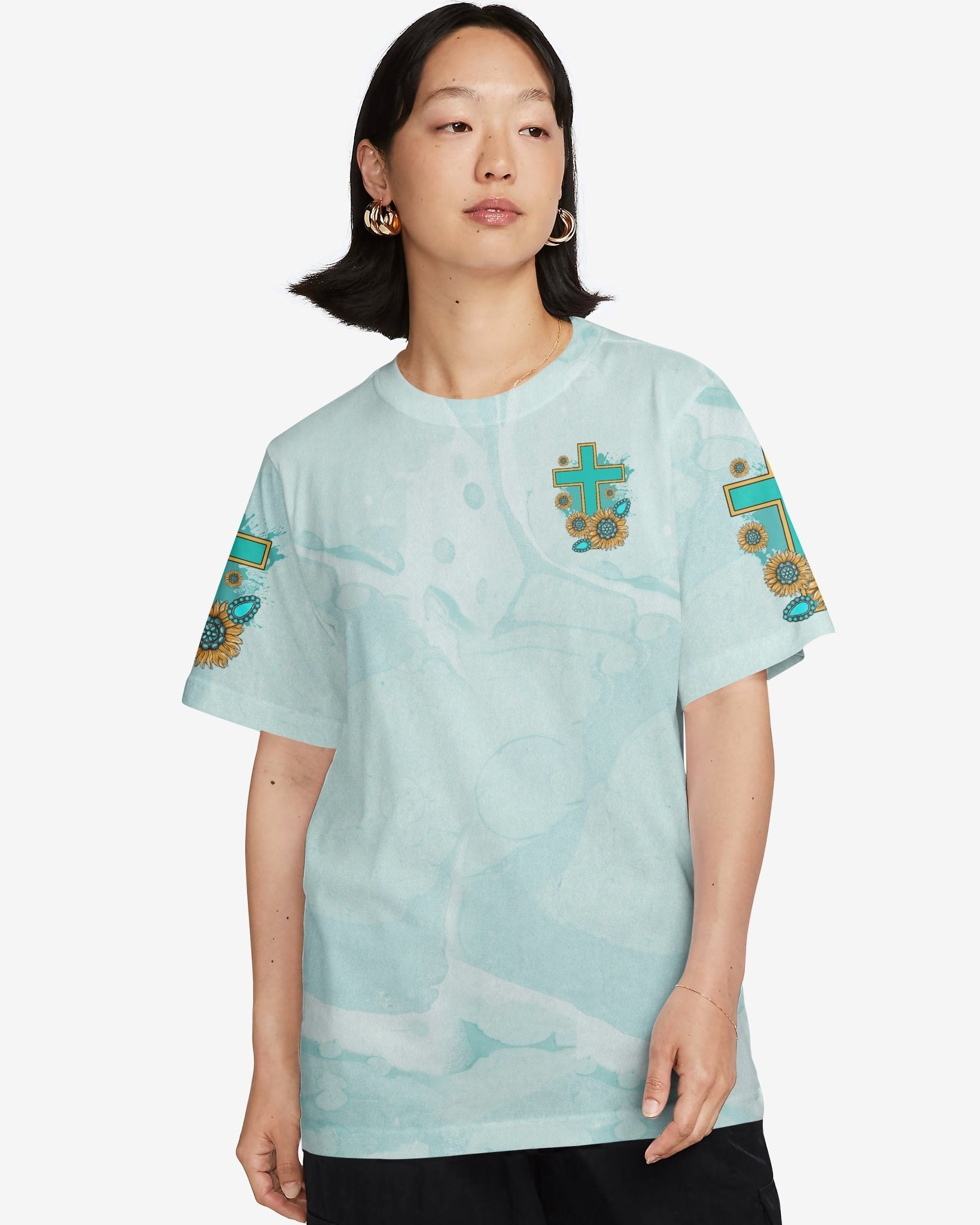 Jesus Take The Wheel All Over Print T-shirt