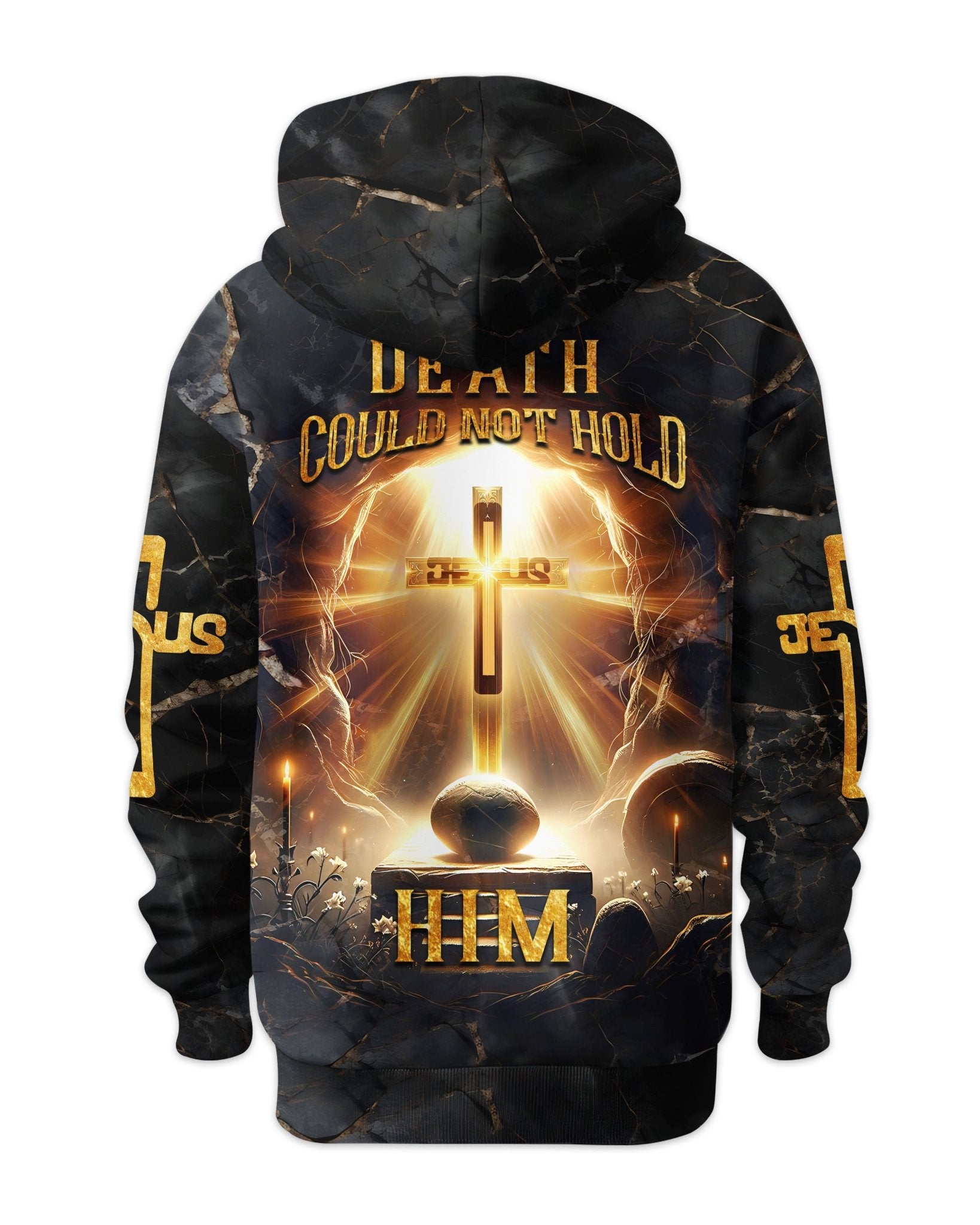 Death Could Not Hold Him All Over Print Hoodie