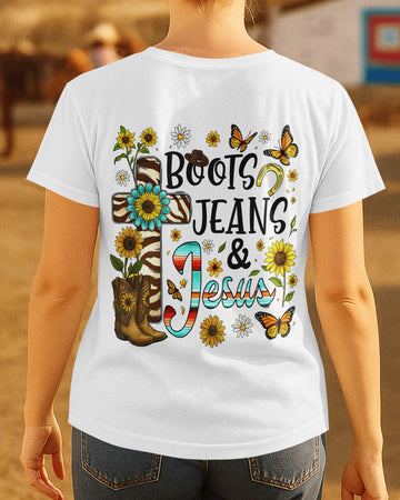 Boots Jeans & Jesus T-Shirt