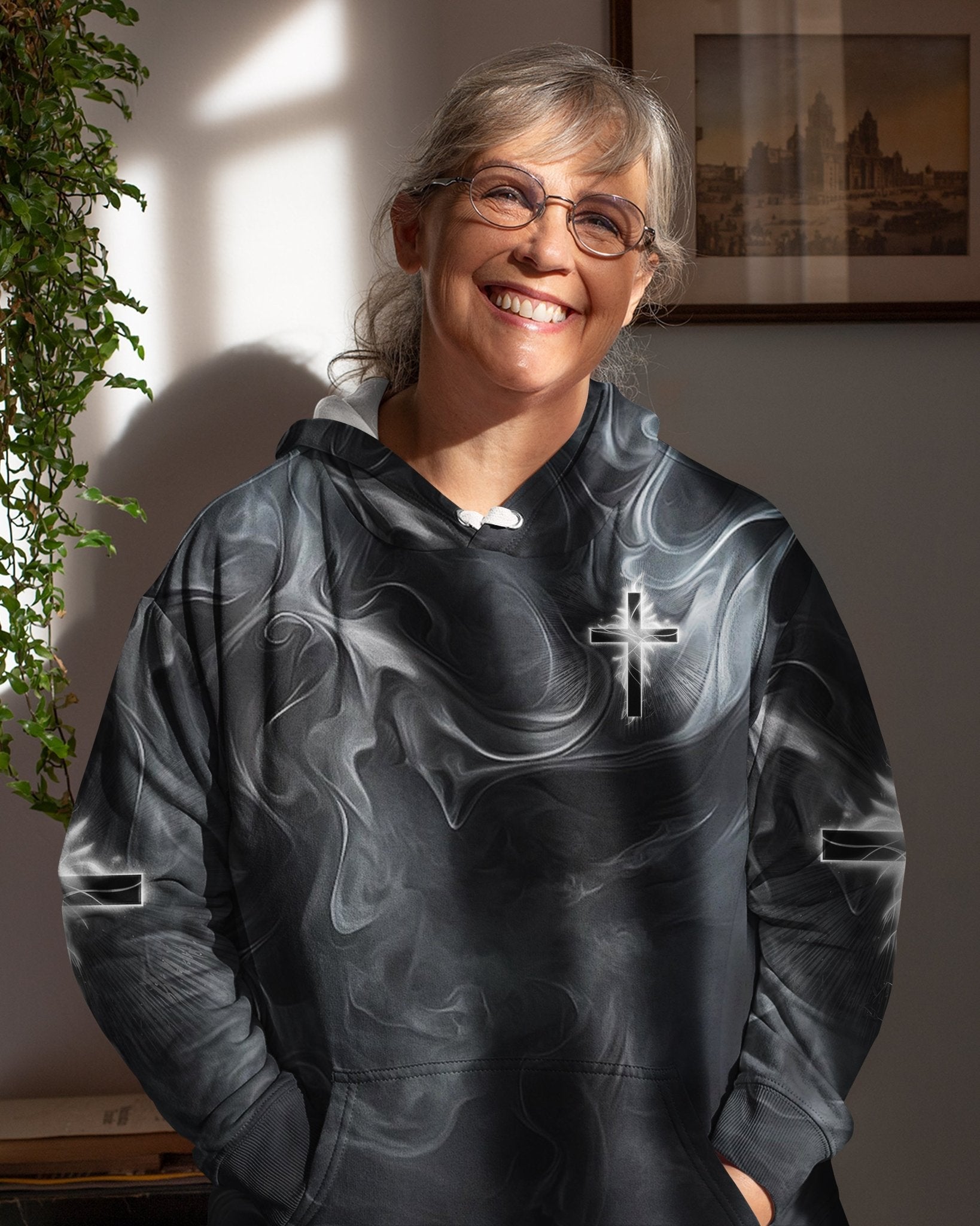 A Child Of God A Man Of Faith All Over Print Hoodie