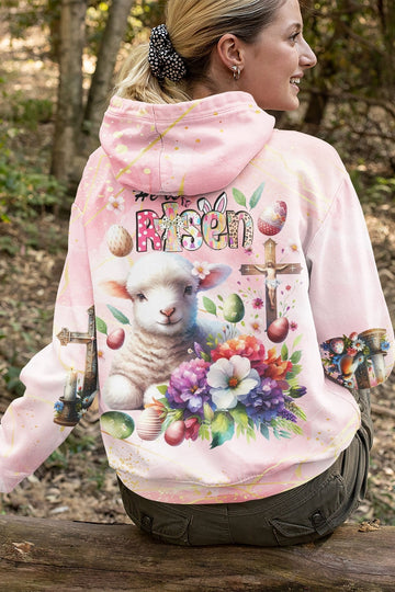 He Is Risen All Over Print Hoodie