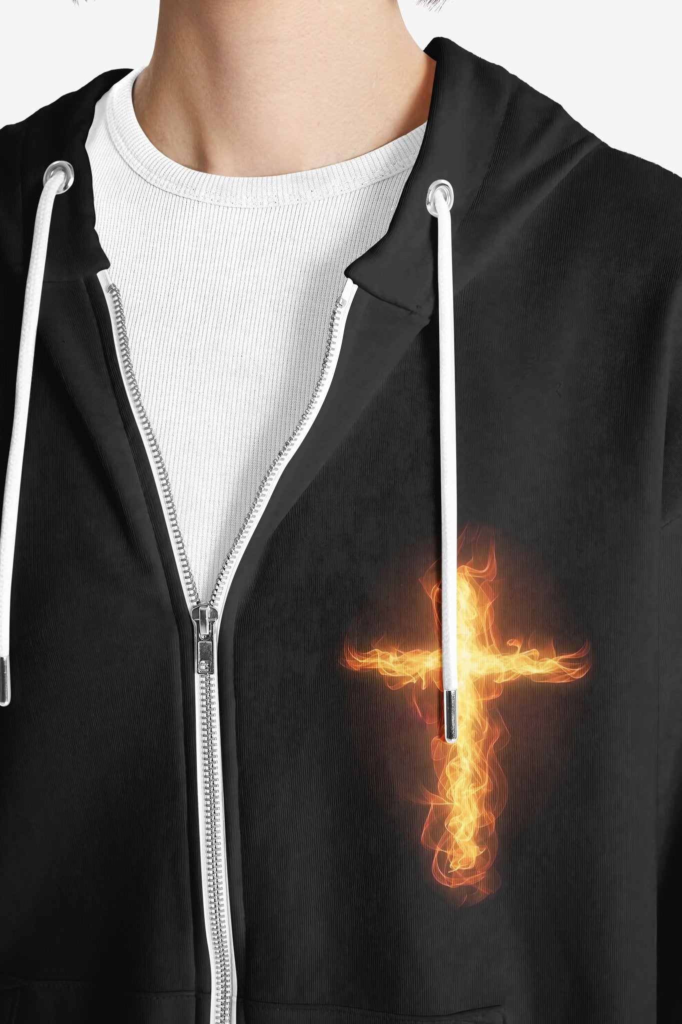 There's No Greater Love Than This All Over Print Zip Hoodie