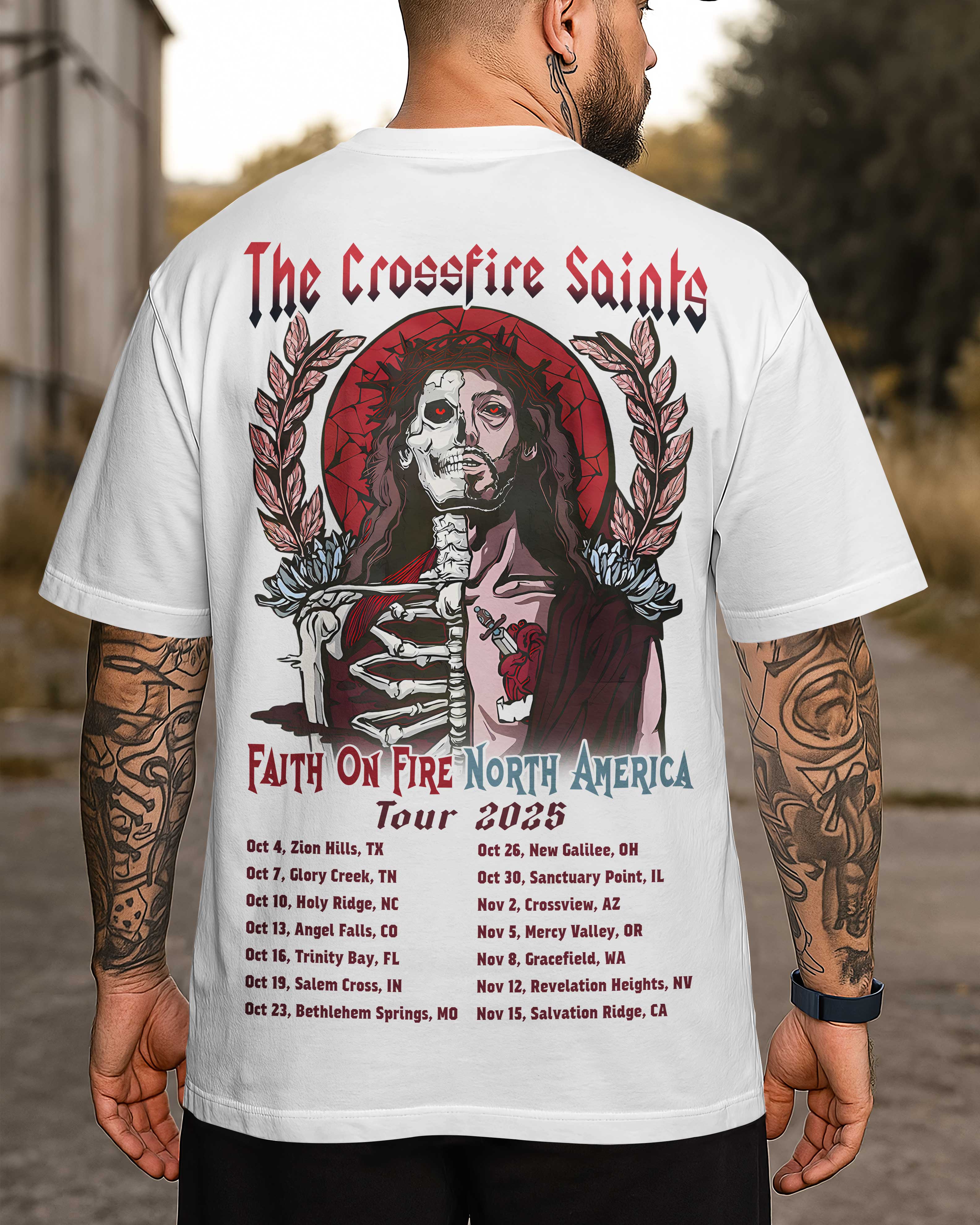 Faith On Fire North America Tour Shirt