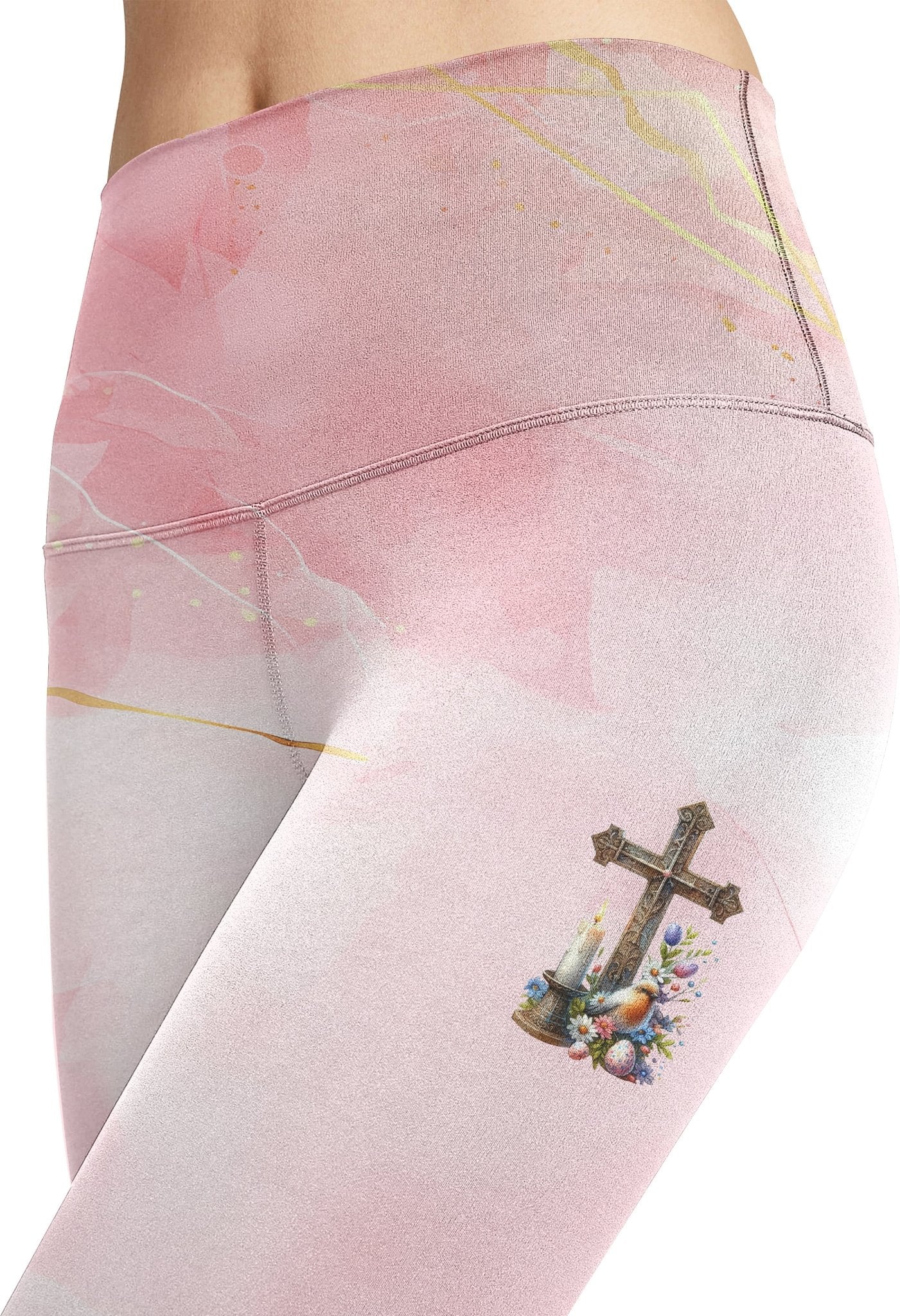 He Is Risen All Over Print Leggings