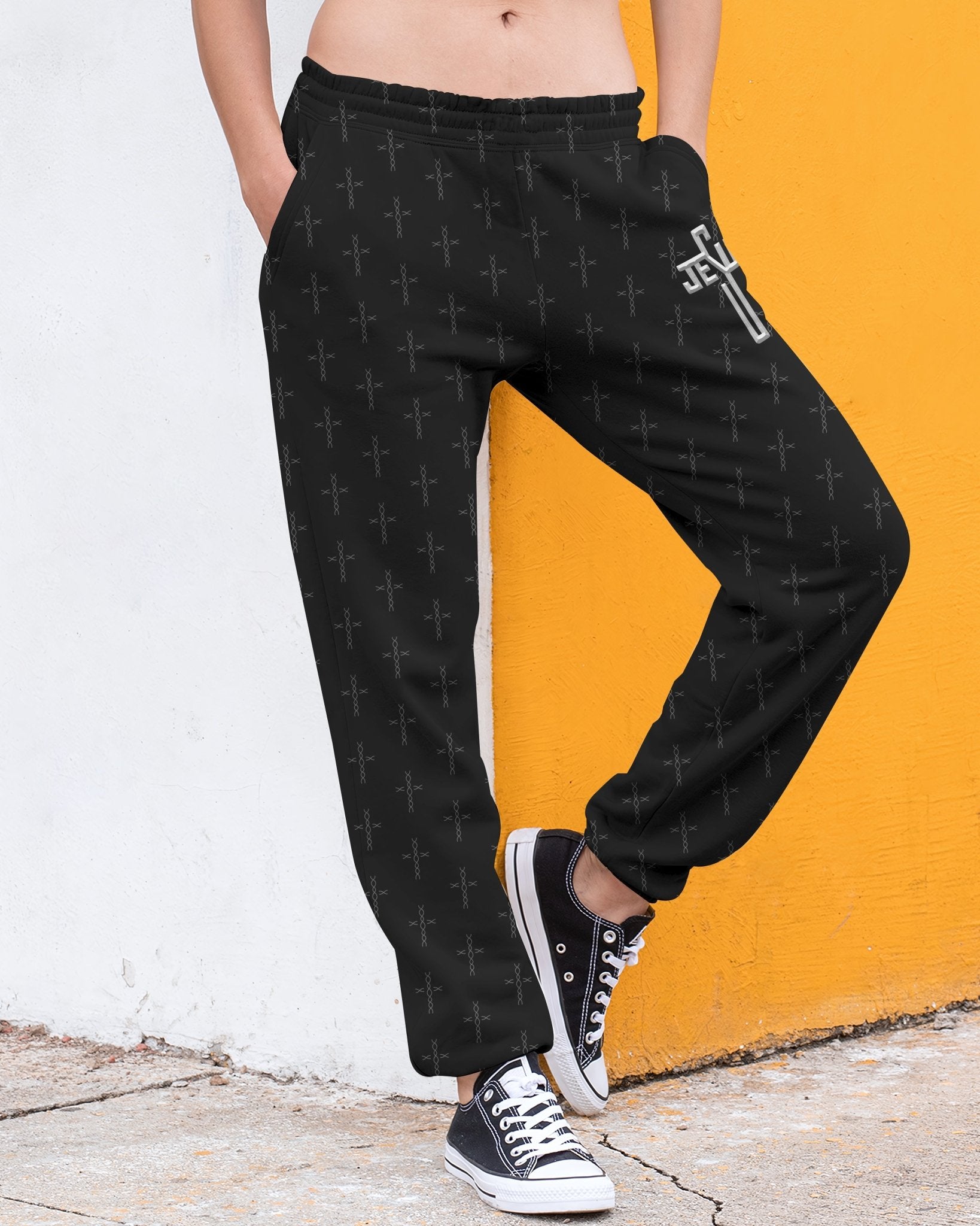 Love Has Conquered The Grave All Over Print Jogger Pants