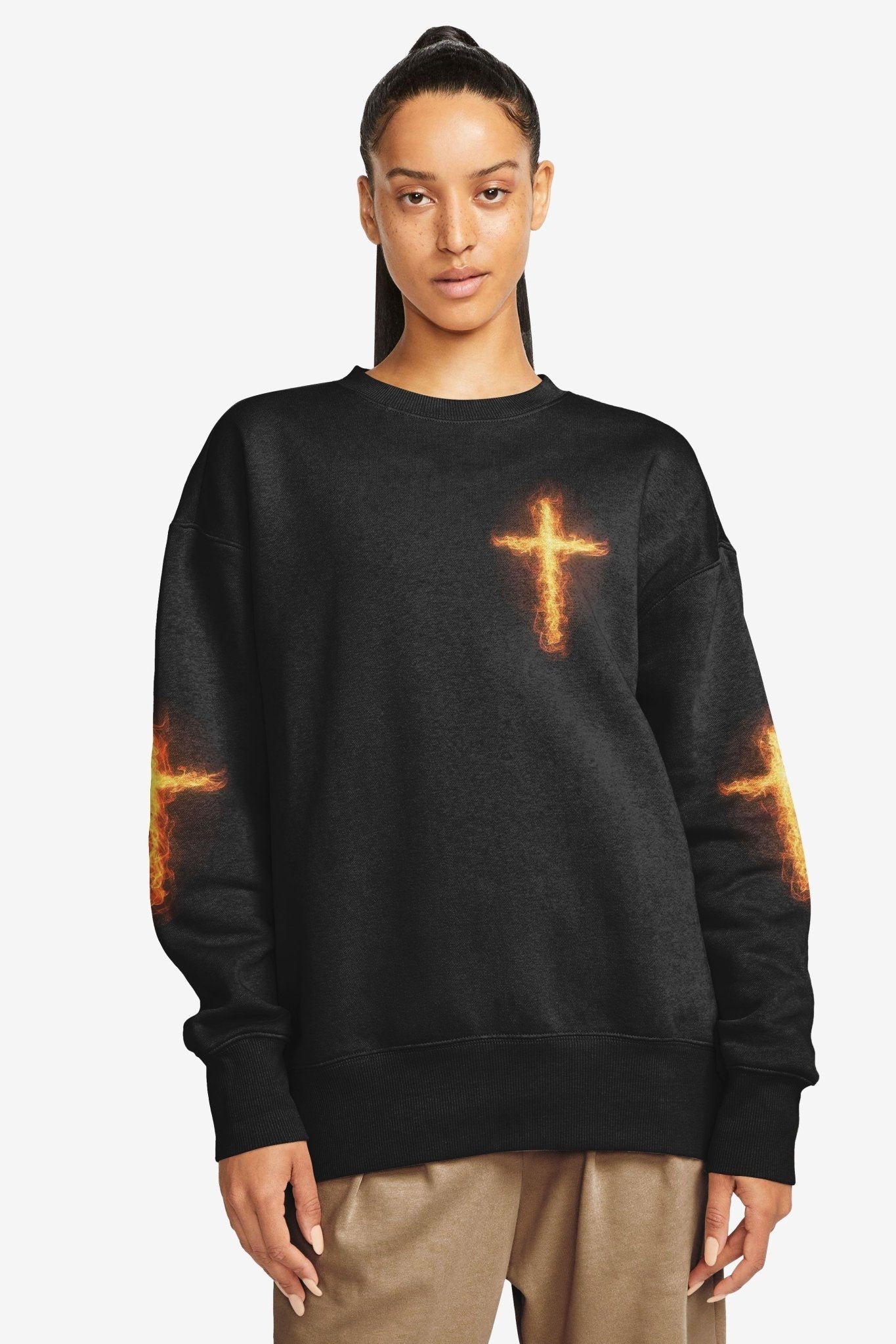 There's No Greater Love Than This All Over Print Sweater