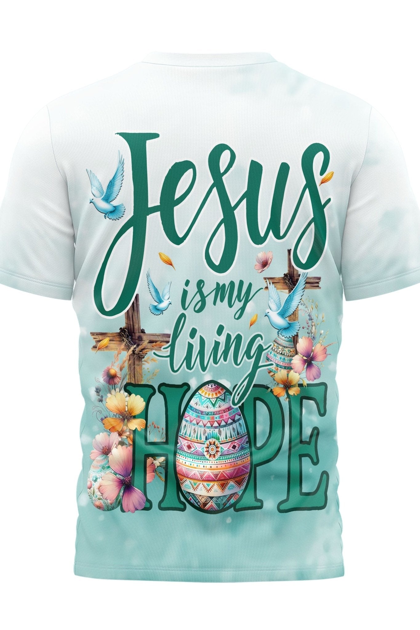 Jesus Is My Living Hope All Over Print T-shirt