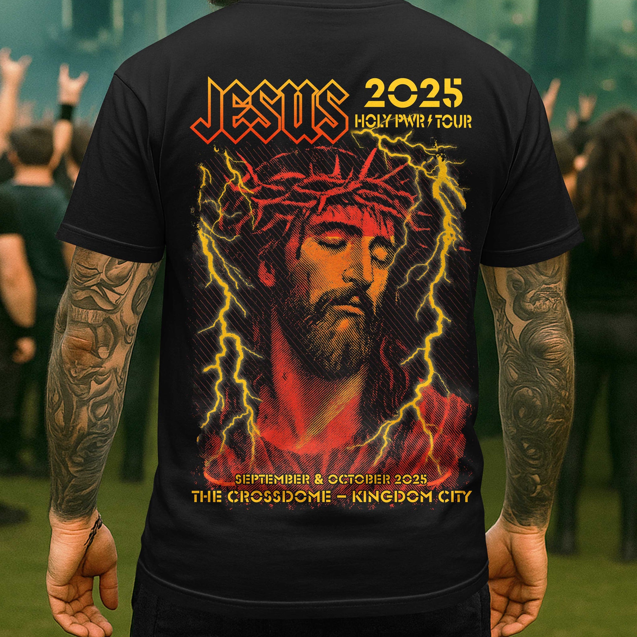 Jesus Holy Pwr Tour The Crossdome Kingdom City Shirt
