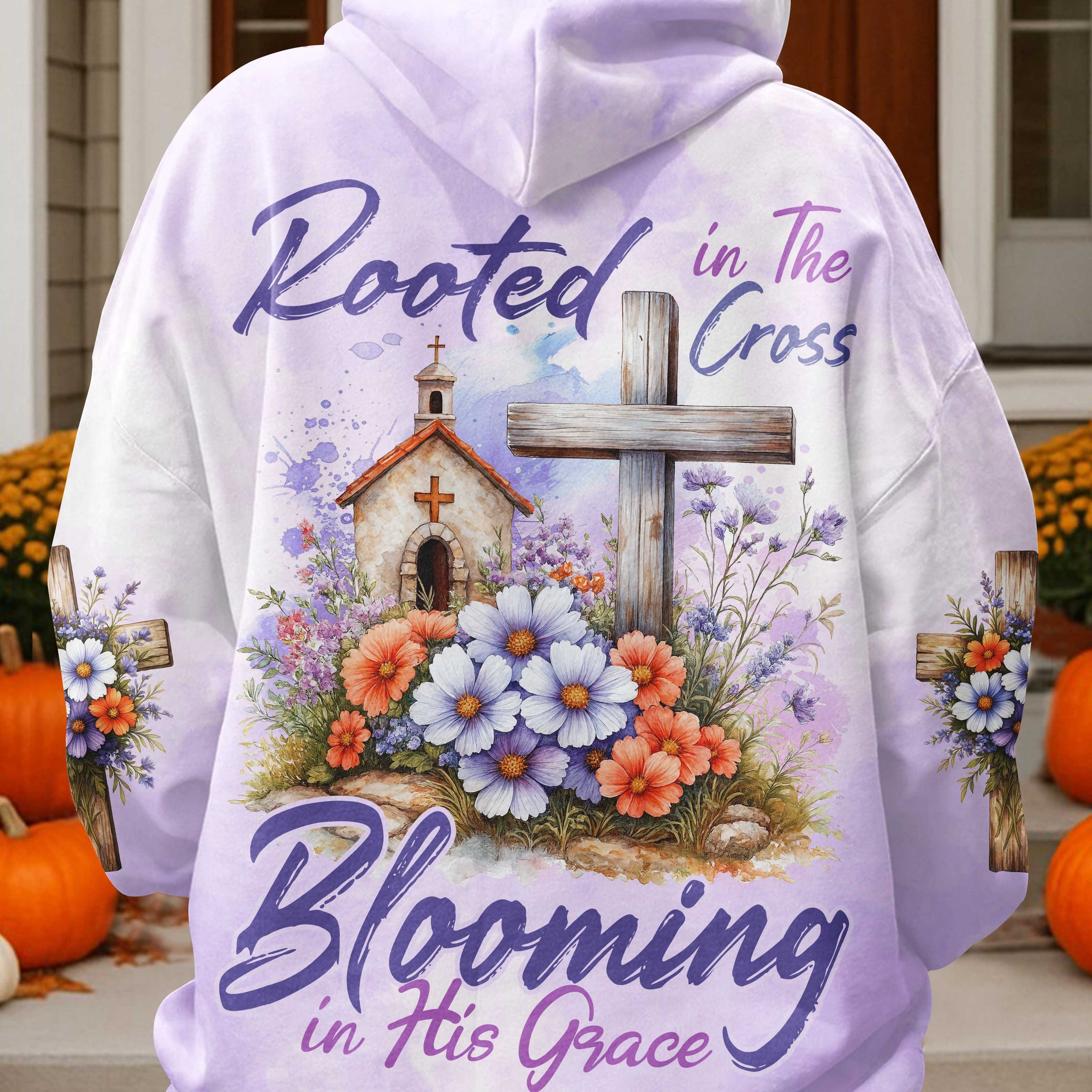 Rooted In The Cross Blooming In His Grace Shirt