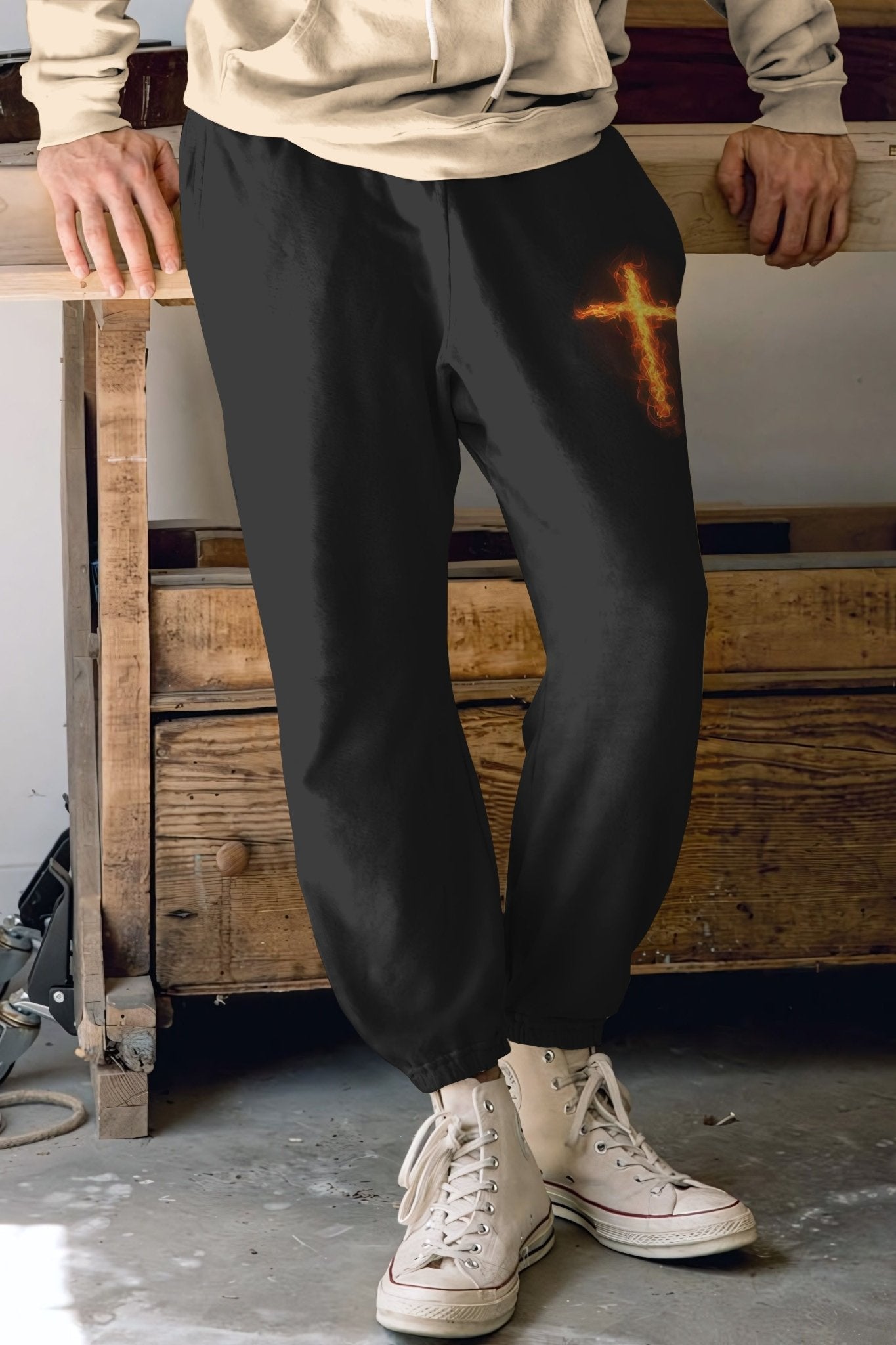 There's No Greater Love Than This All Over Print Jogger Pants