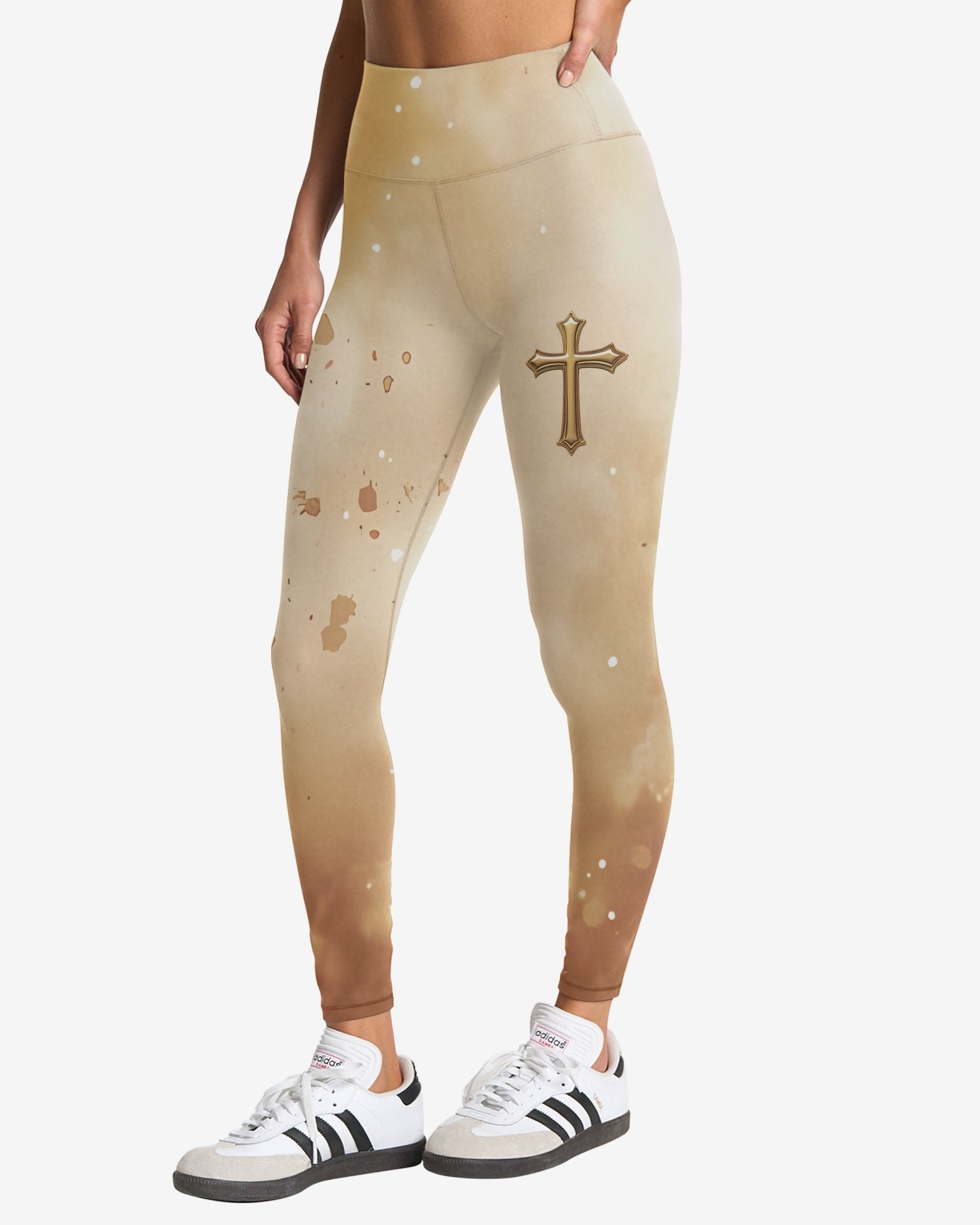 Behold The Lion Of The Tribe Of Judah Has Triumphed All Over Print Leggings