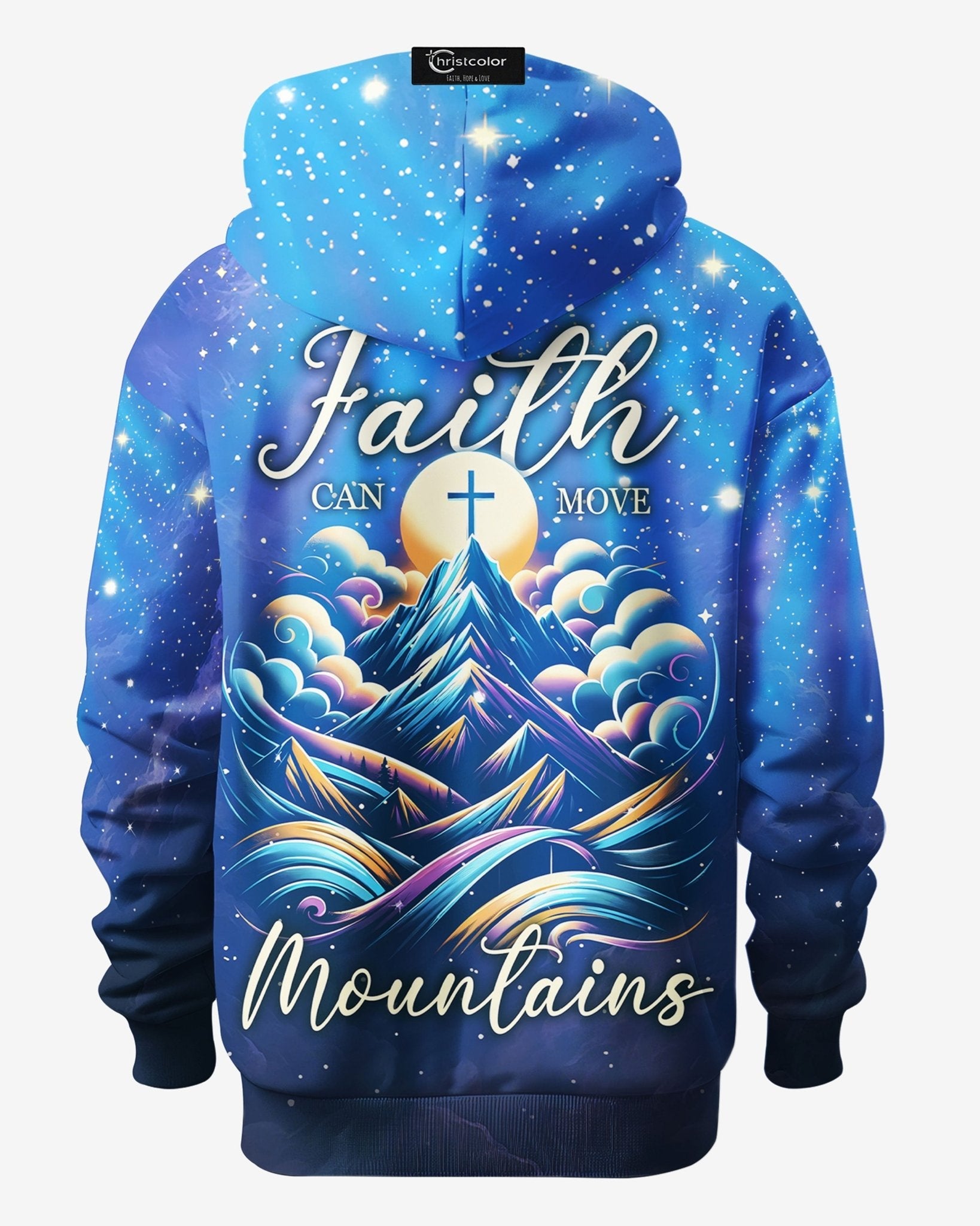 Faith Can Move Mountains All Over Print Hoodie
