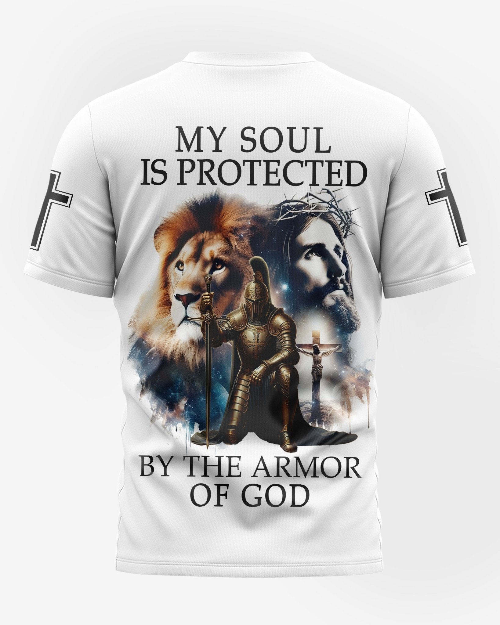 My Soul Is Protected By The Armor Of God All Over Print T-shirt