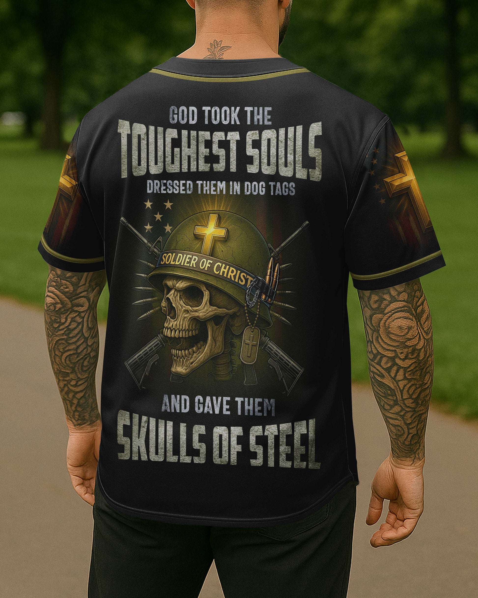 God Took The Toughest Souls All Over Print Jersey