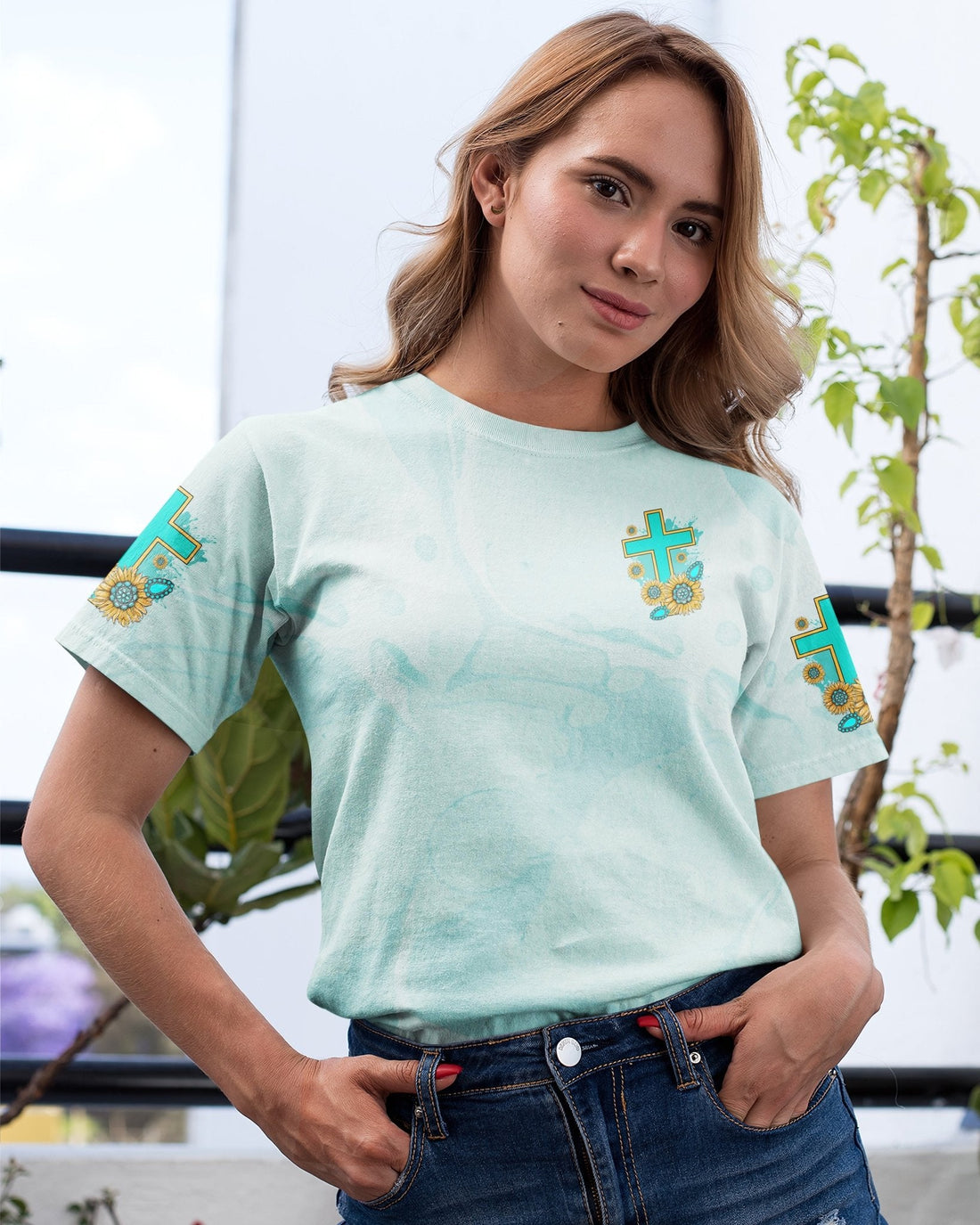 Jesus Take The Wheel All Over Print T-shirt