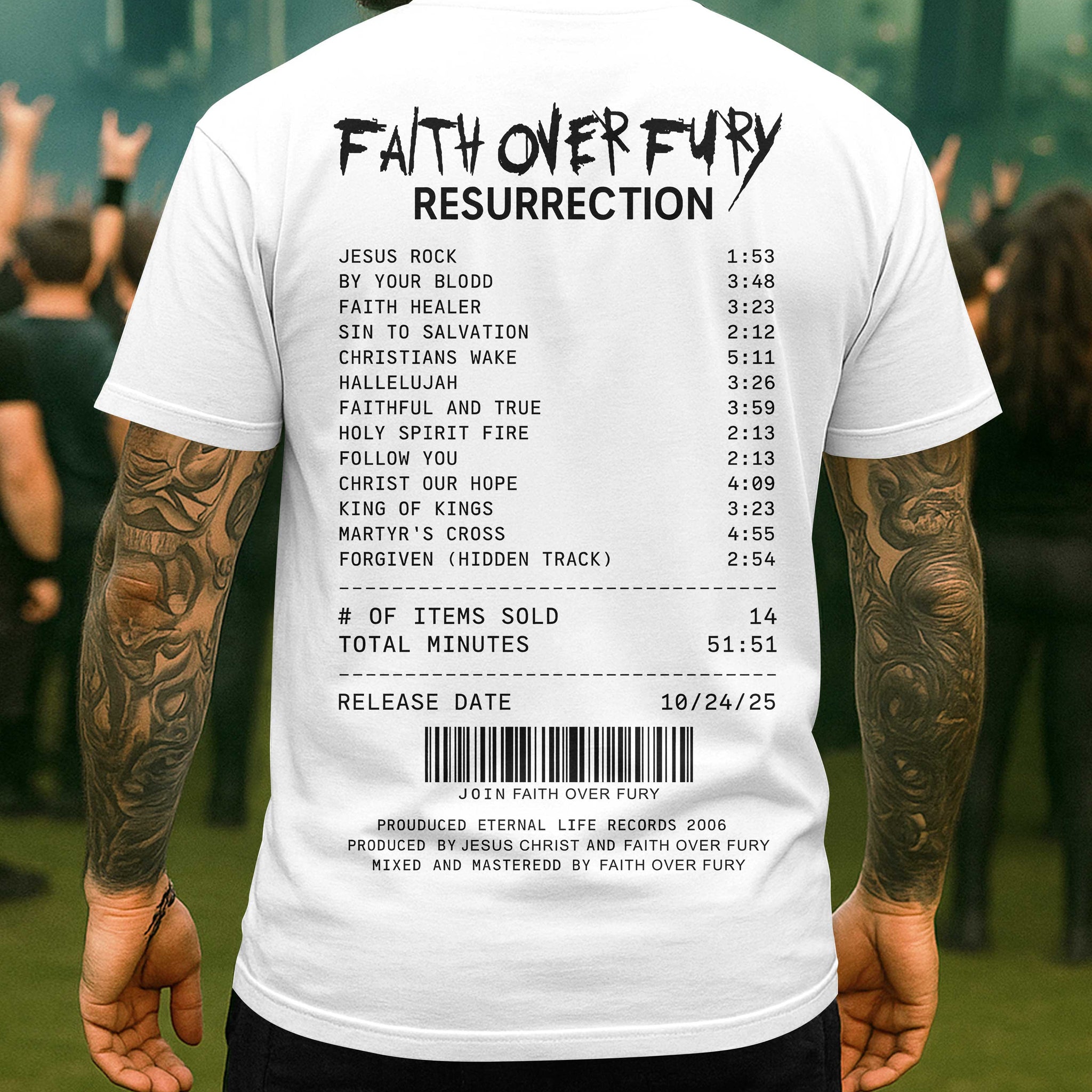 Faith Over Fury Resurrection T-Shirt