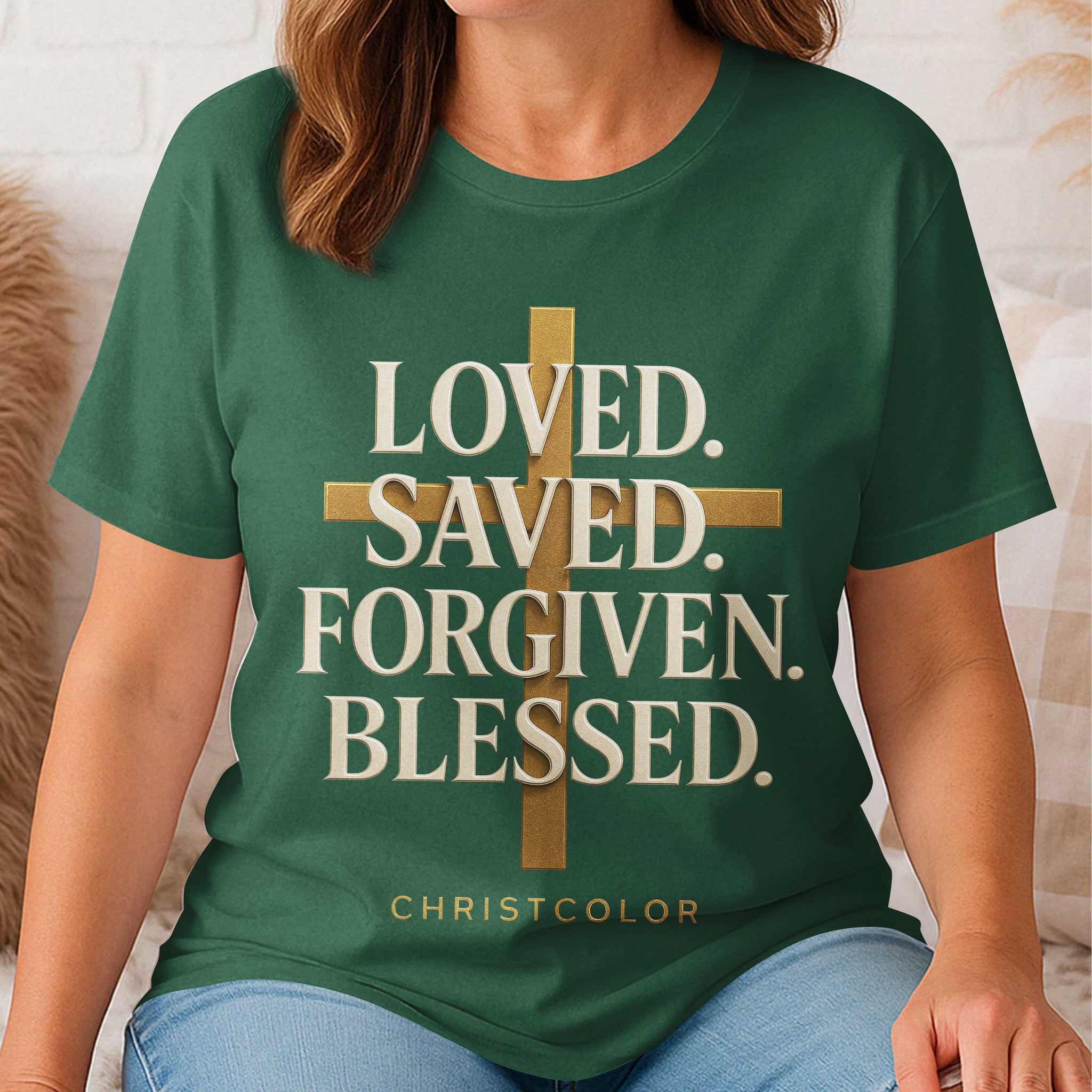 Loved. Saved. Forgiven. Blessed. T-Shirt