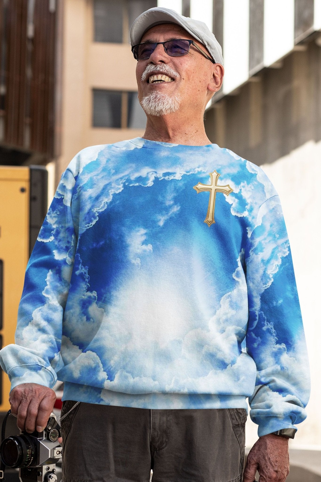 I Am The Way The Truth The Life All Over Print Sweater