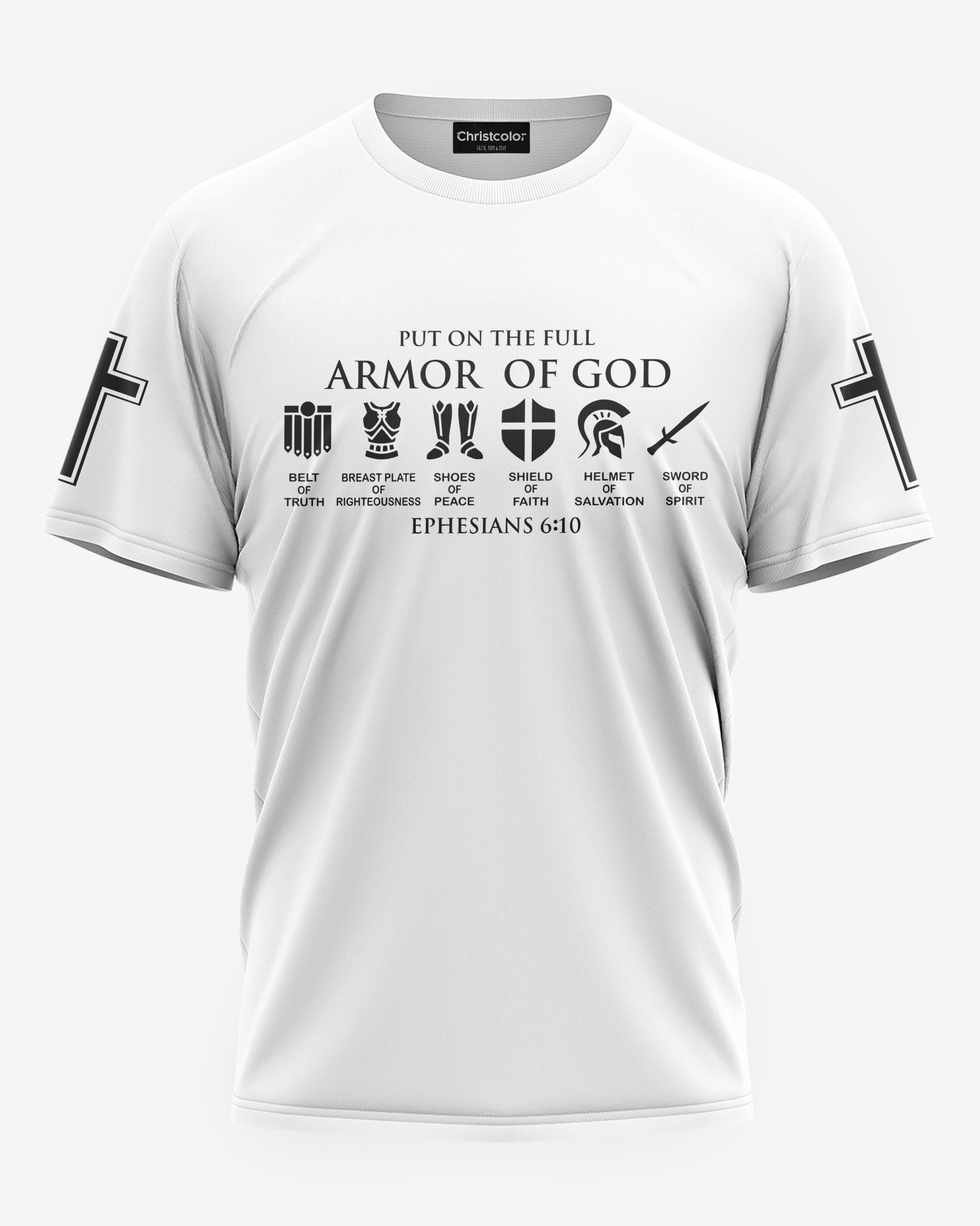My Soul Is Protected By The Armor Of God All Over Print T-shirt