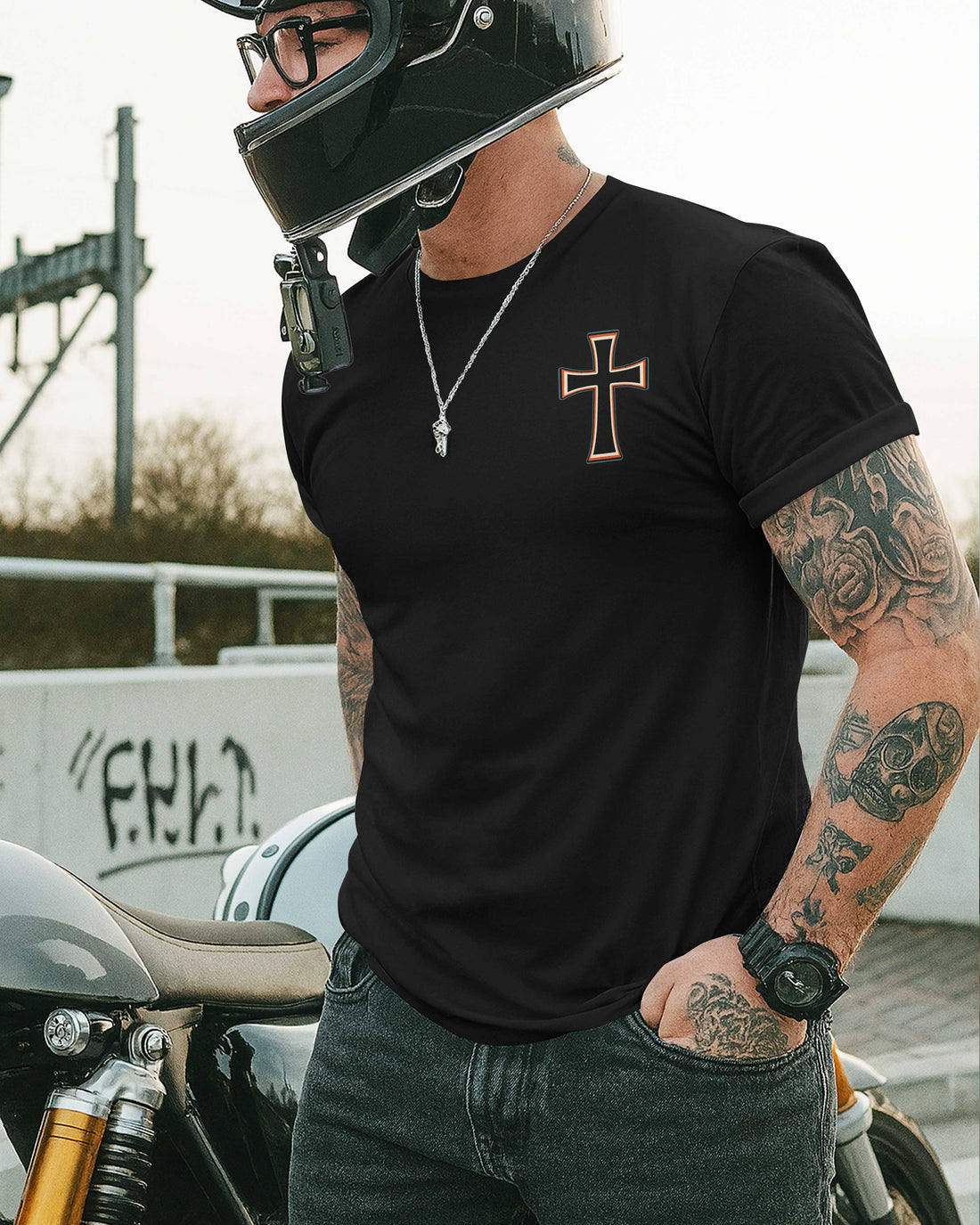 This Ain't Just Chrome And Steel All Over Print T-Shirt