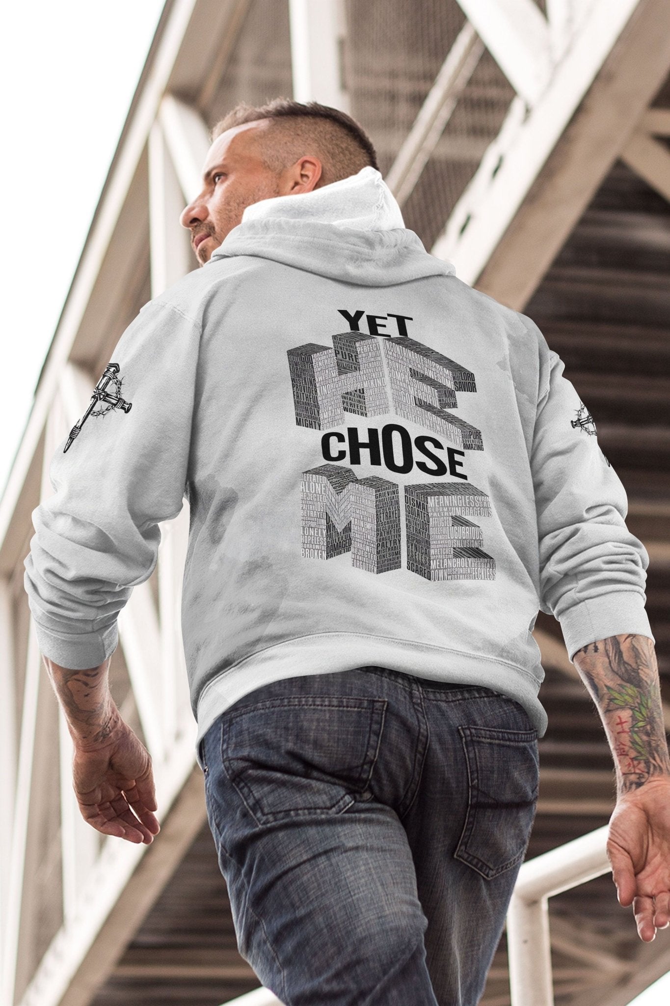 Yet He Chose Me All Over Print Hoodie