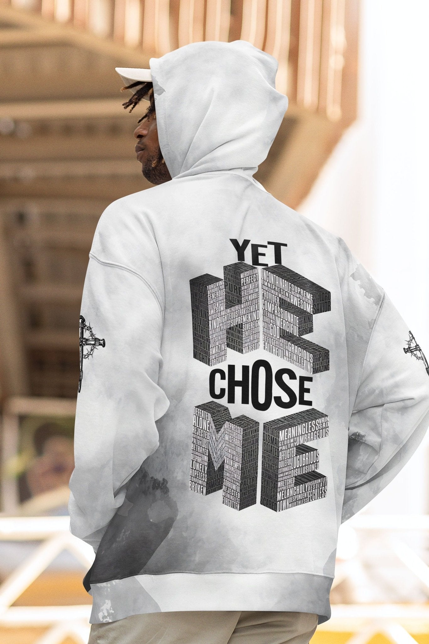 Yet He Chose Me All Over Print Hoodie