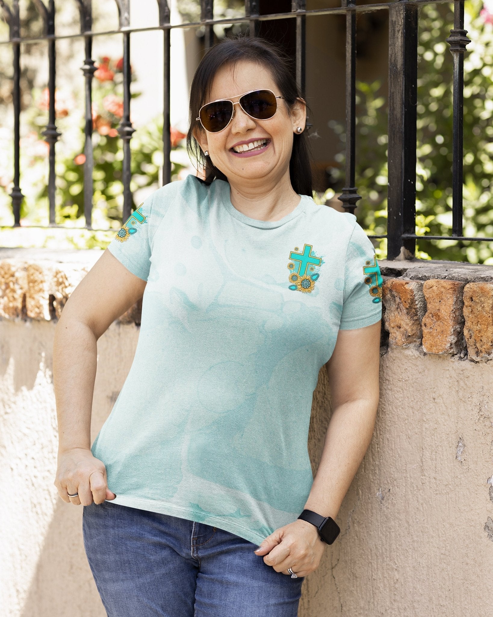 Jesus Take The Wheel All Over Print T-shirt