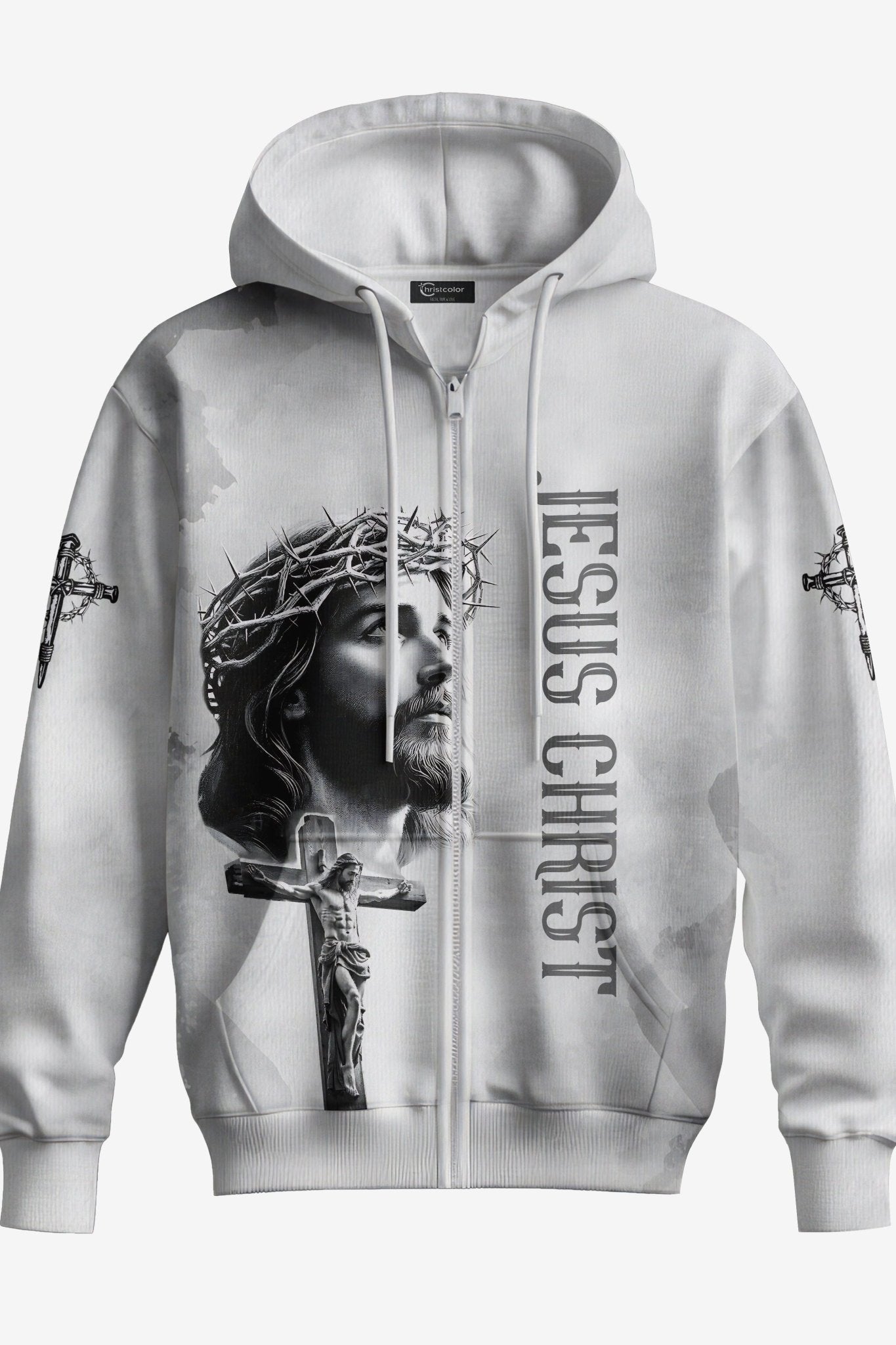 Yet He Chose Me All Over Print Zip Hoodie