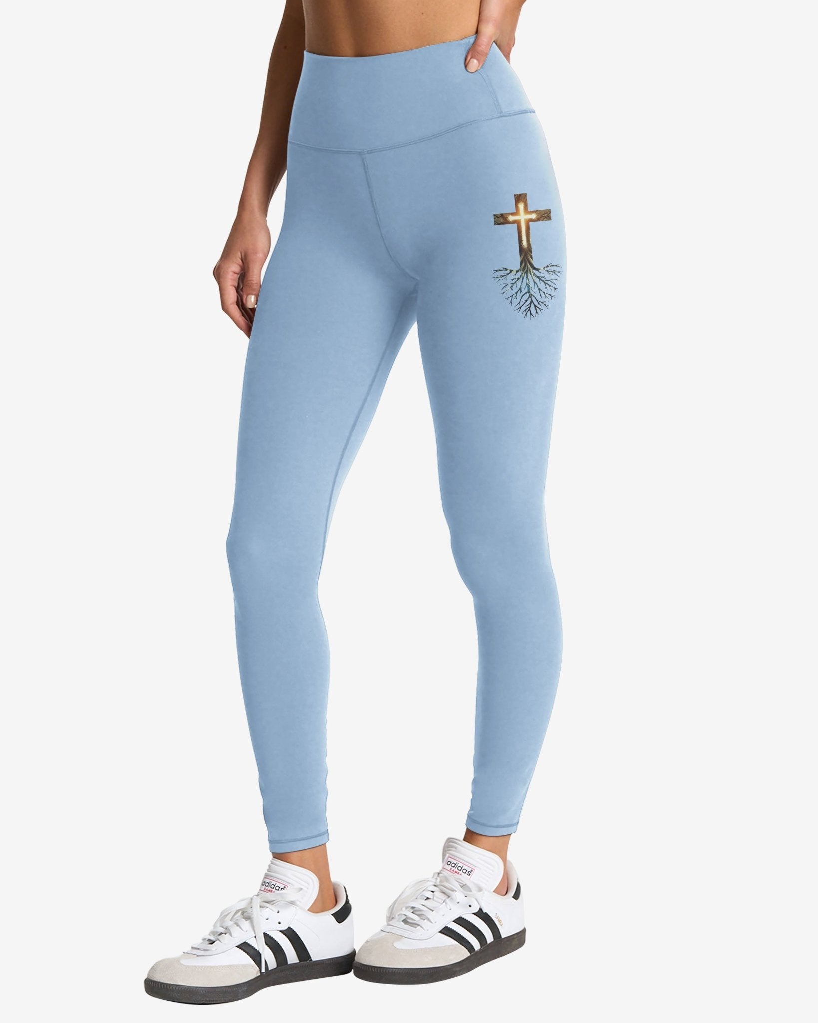 Woman Of Faith Rooted In Christ All Over Print Leggings