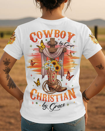 Cowboy By Grit Christian By Grace T-Shirt