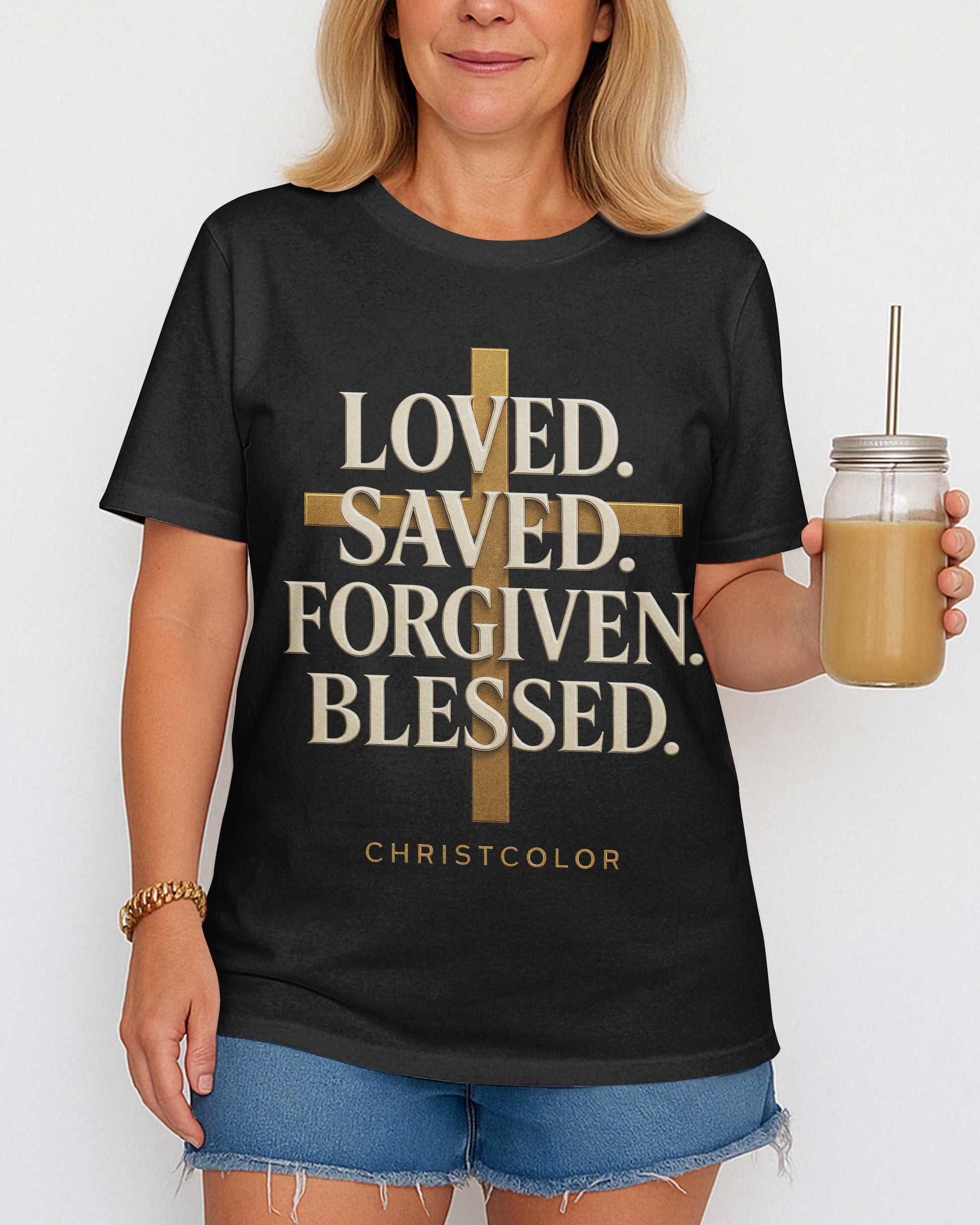 Loved. Saved. Forgiven. Blessed. T-Shirt