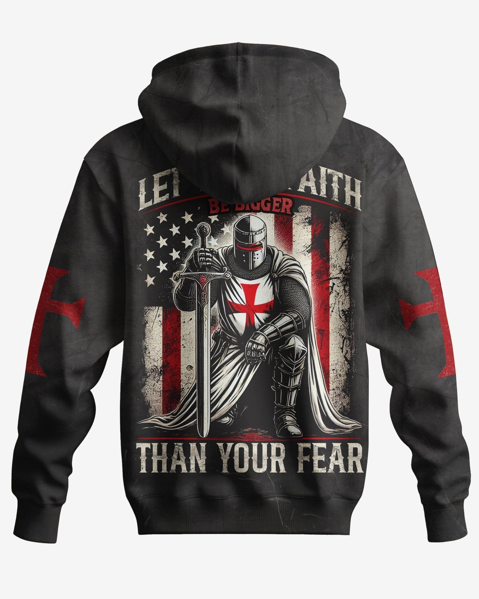 Let Your Faith Be Bigger Than Your Fear All Over Print Zip Hoodie