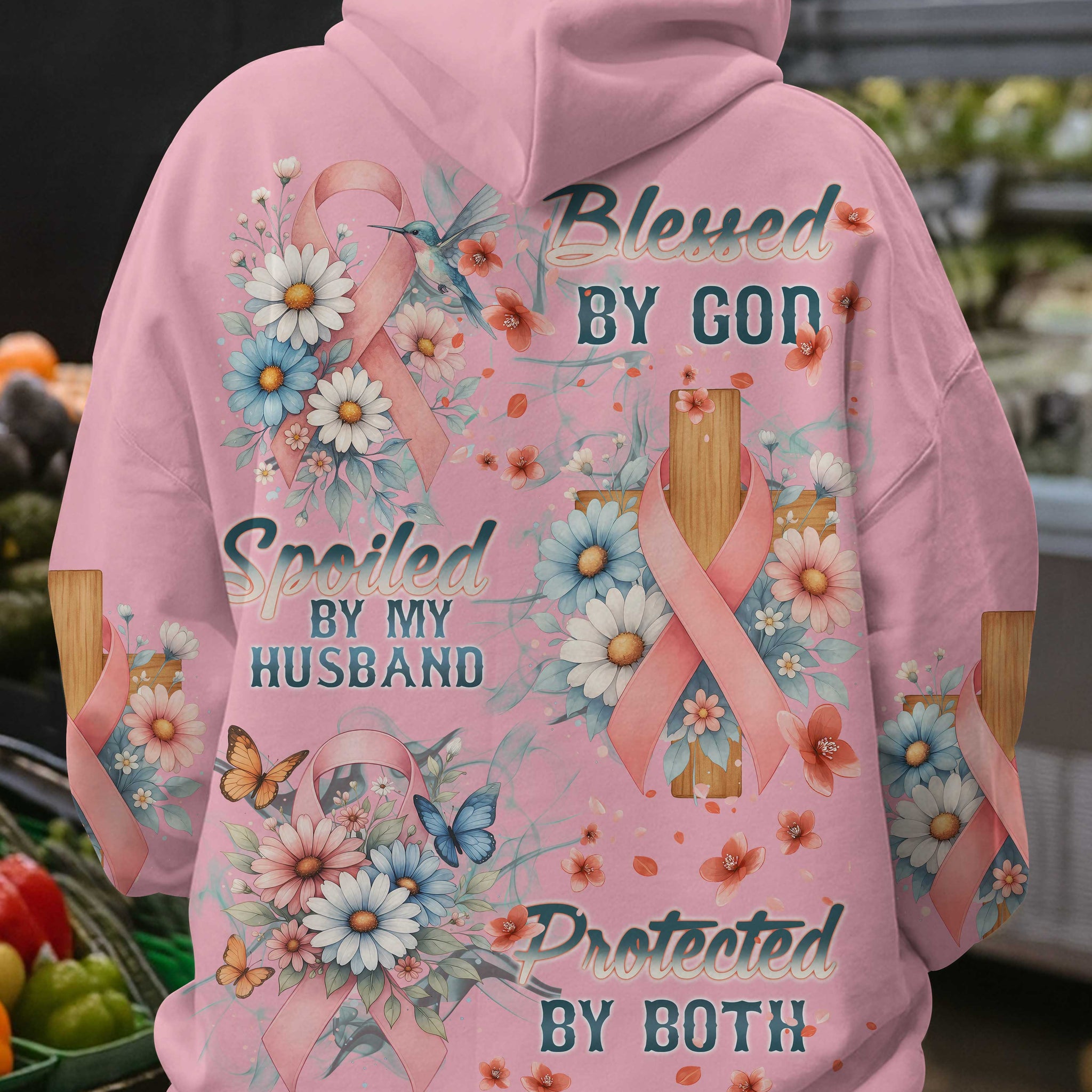 Blessed By God Spoiled By My Husband Protected By Both Shirts